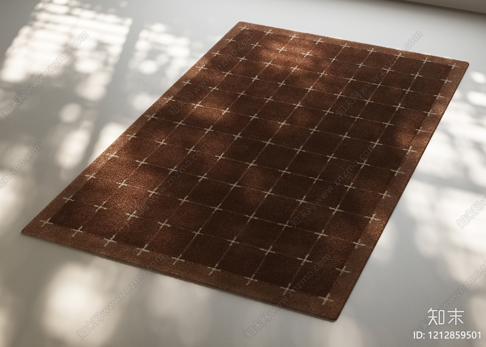 现代简约地毯3D模型下载【ID:1212859501】