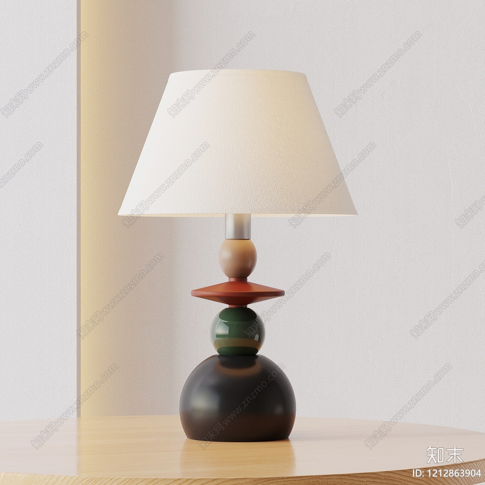 现代简约灯具组合3D模型下载【ID:1212863904】