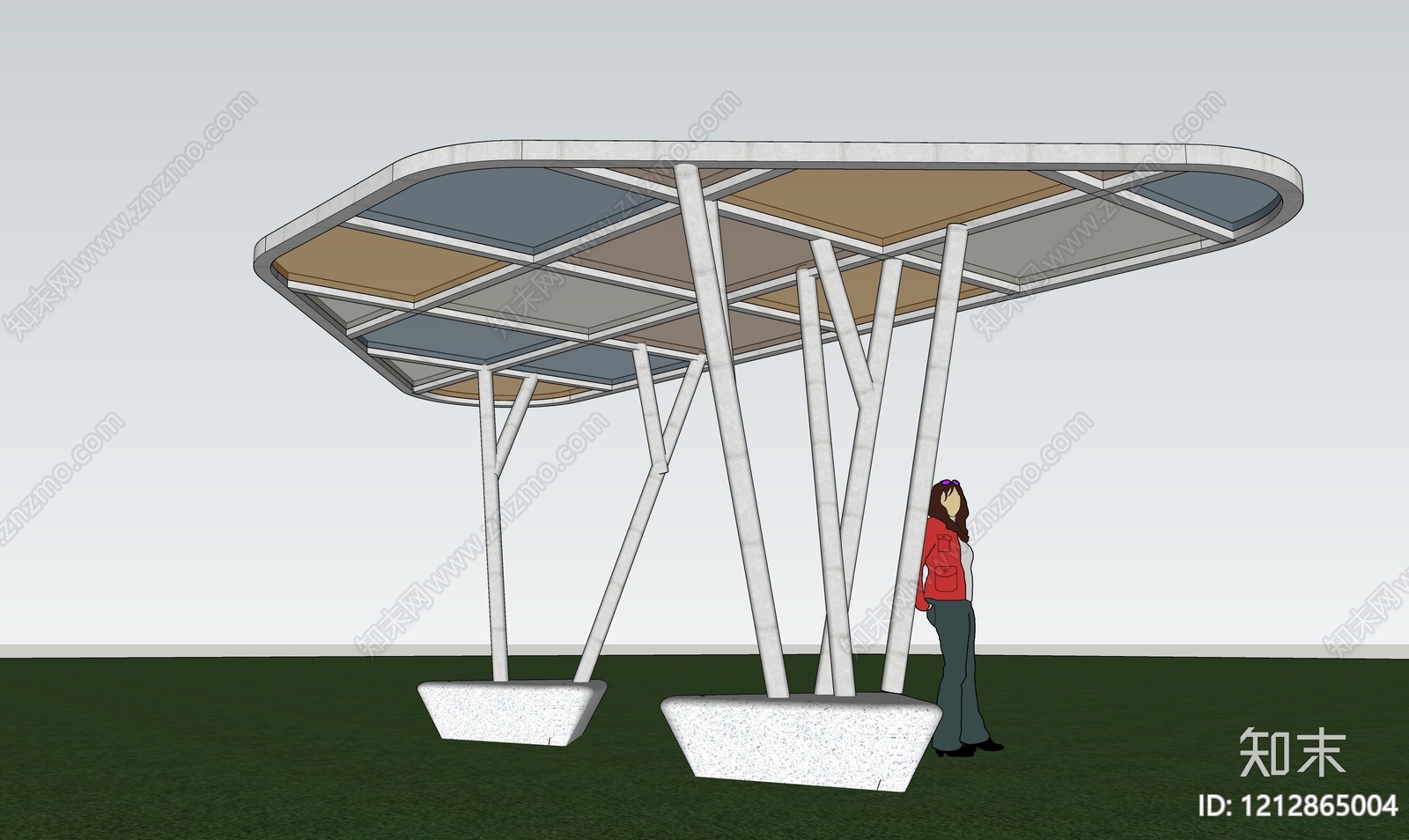 现代主义其他景观小建筑SU模型下载【ID:1212865004】