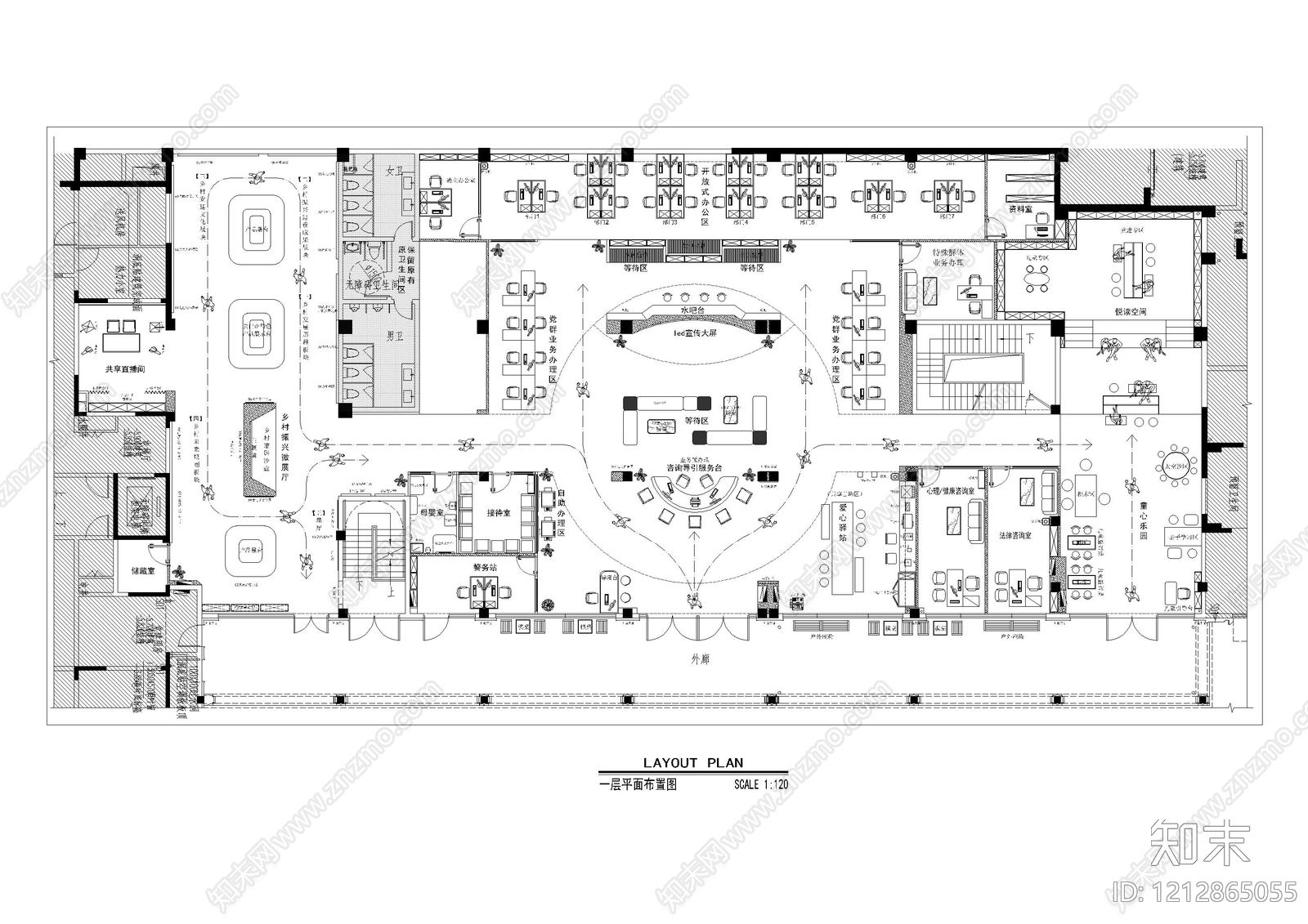 工装平面图施工图下载【ID:1212865055】