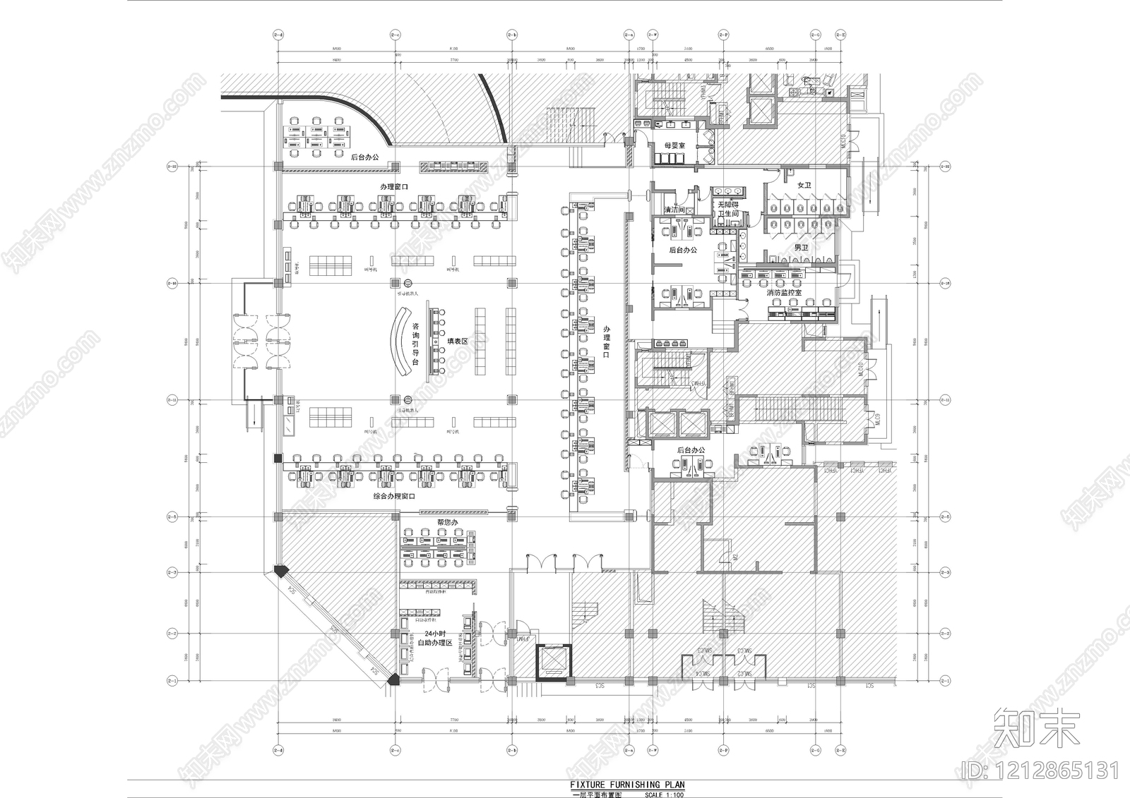 现代服务中心施工图下载【ID:1212865131】