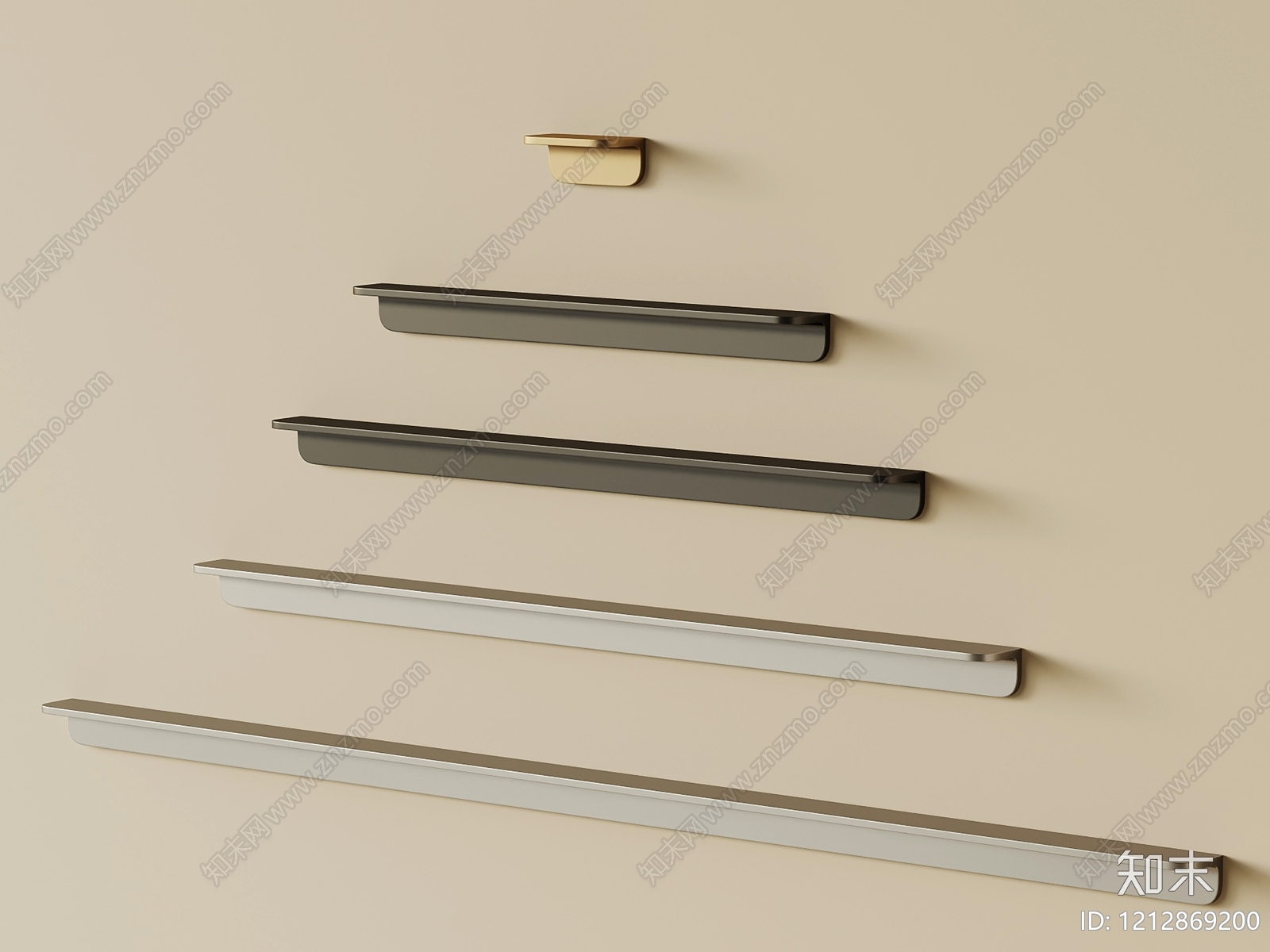 极简拉手3D模型下载【ID:1212869200】