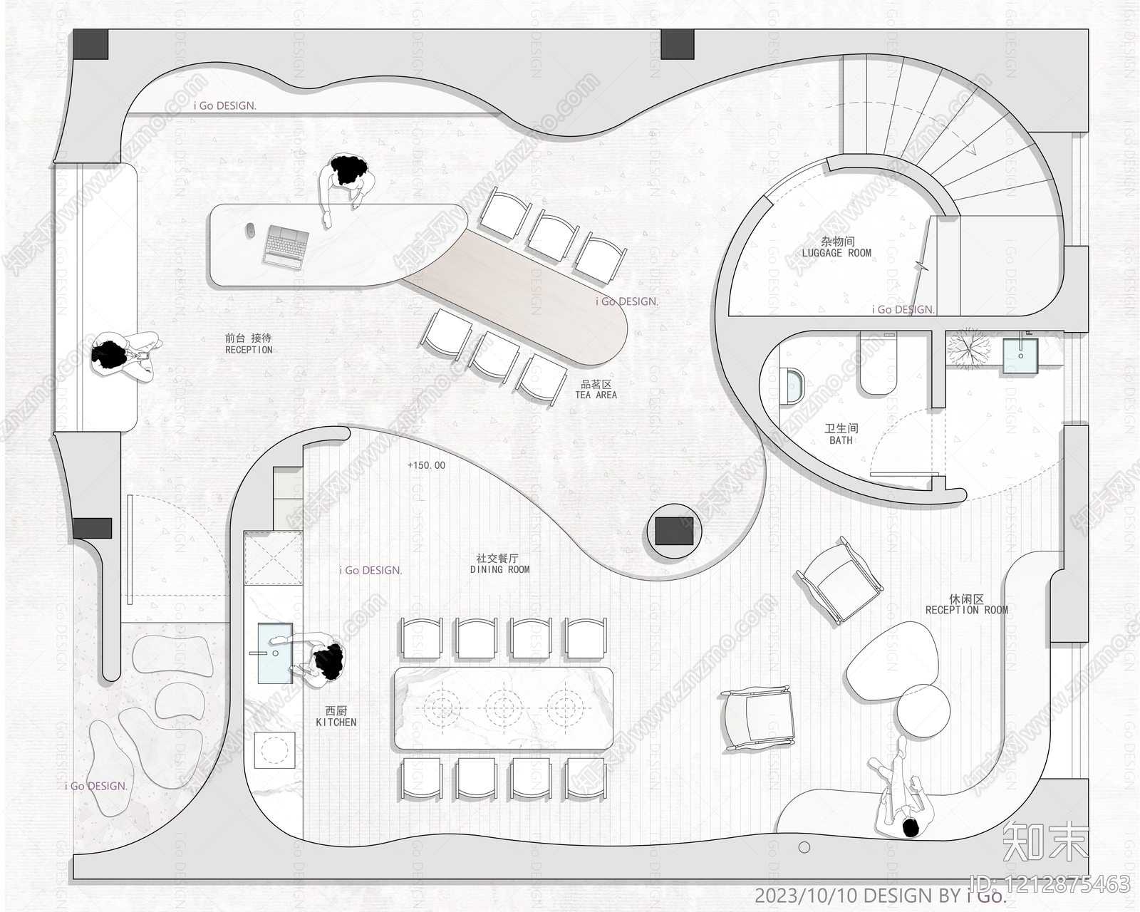 家具展厅施工图下载【ID:1212875463】