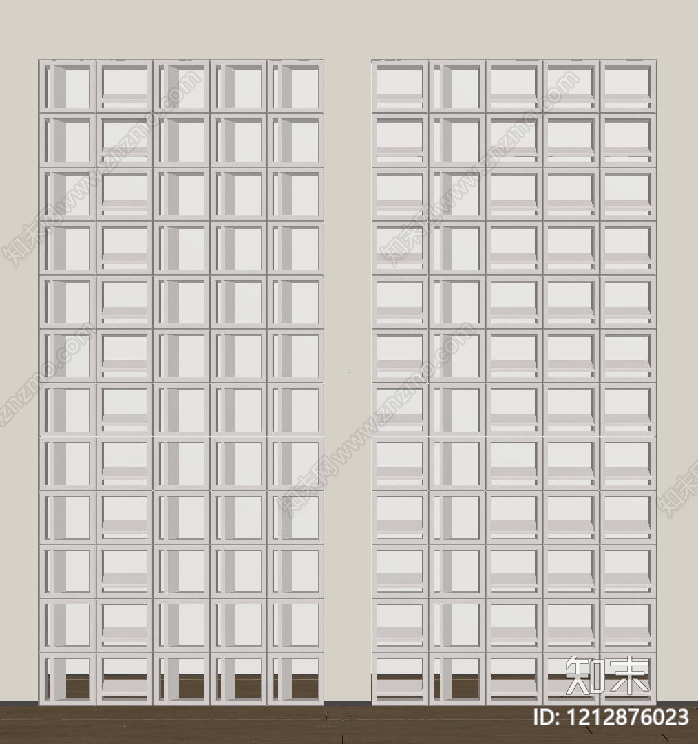 极简隔断SU模型下载【ID:1212876023】