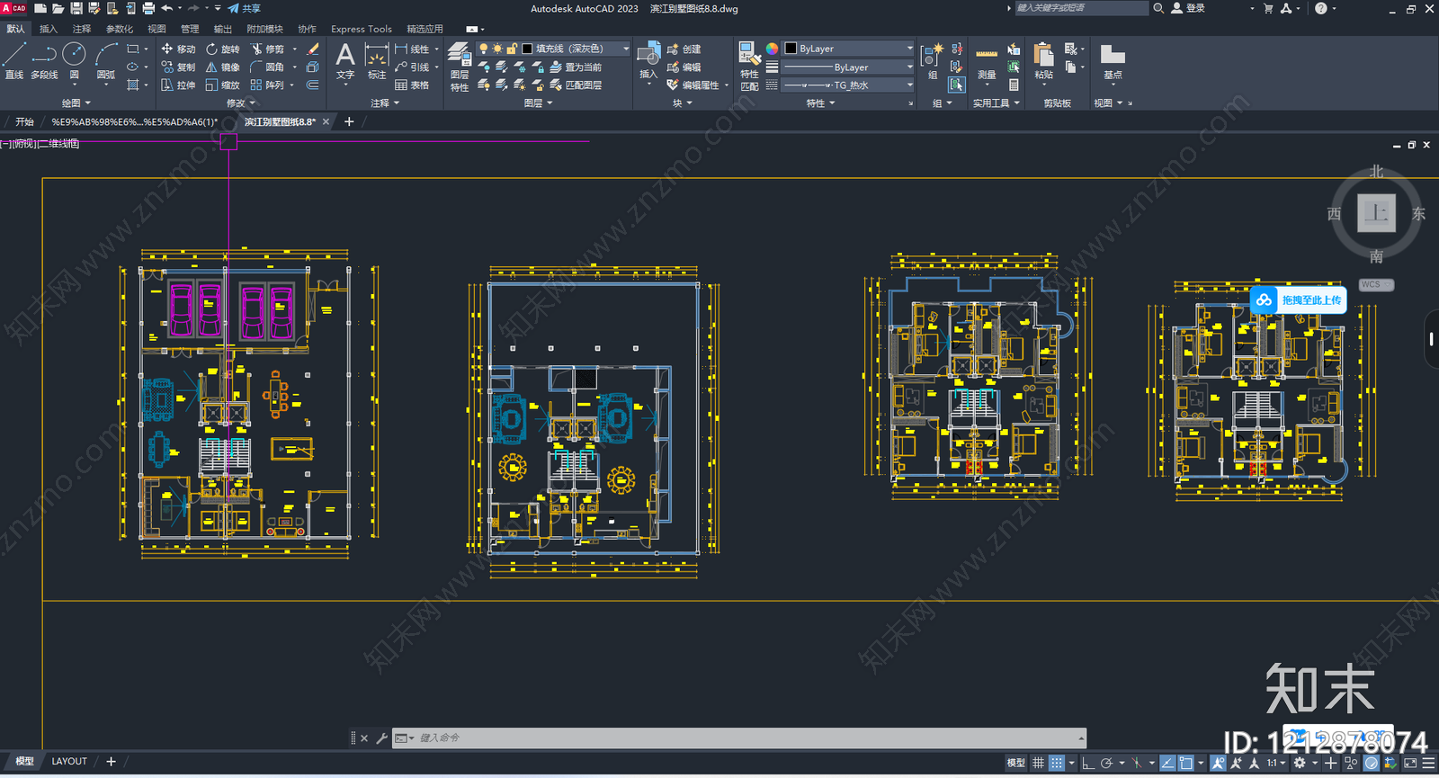 其他家装空间施工图下载【ID:1212878074】