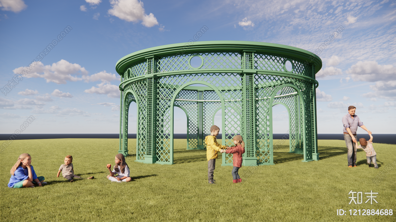 欧式其他公共建筑SU模型下载【ID:1212884688】