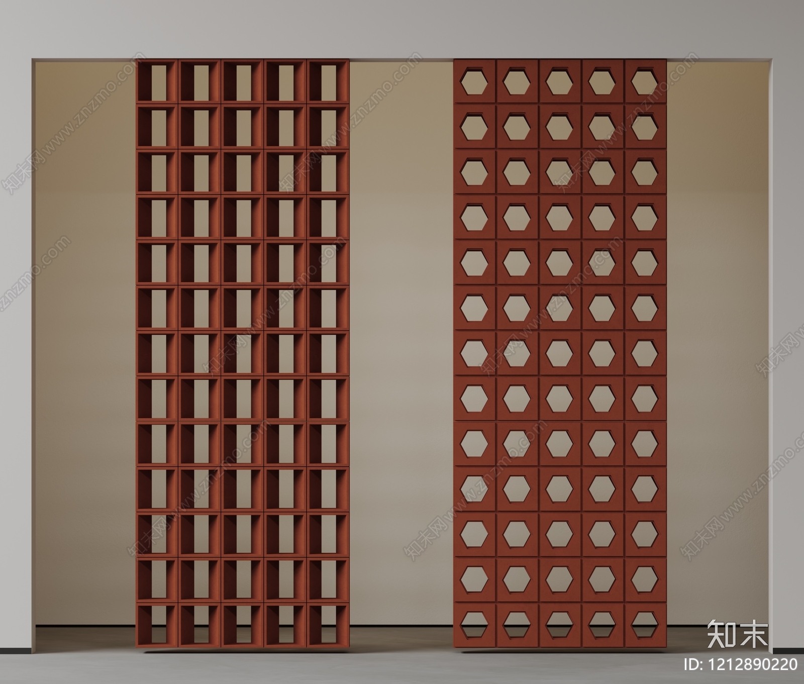 现代简约隔断3D模型下载【ID:1212890220】