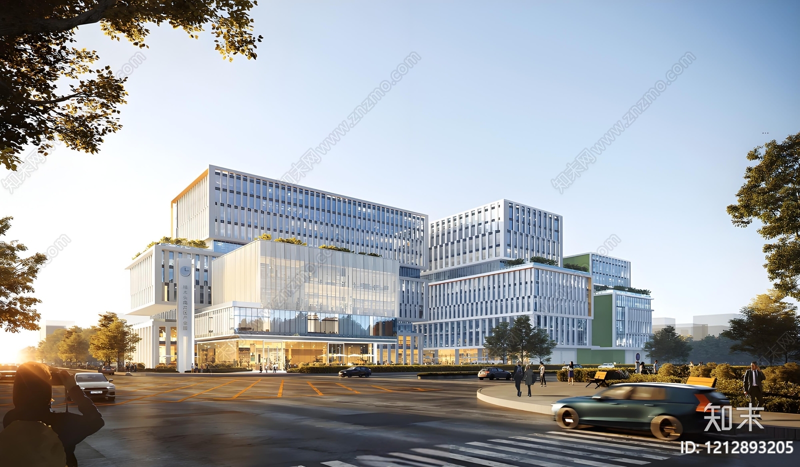 现代办公楼下载【ID:1212893205】