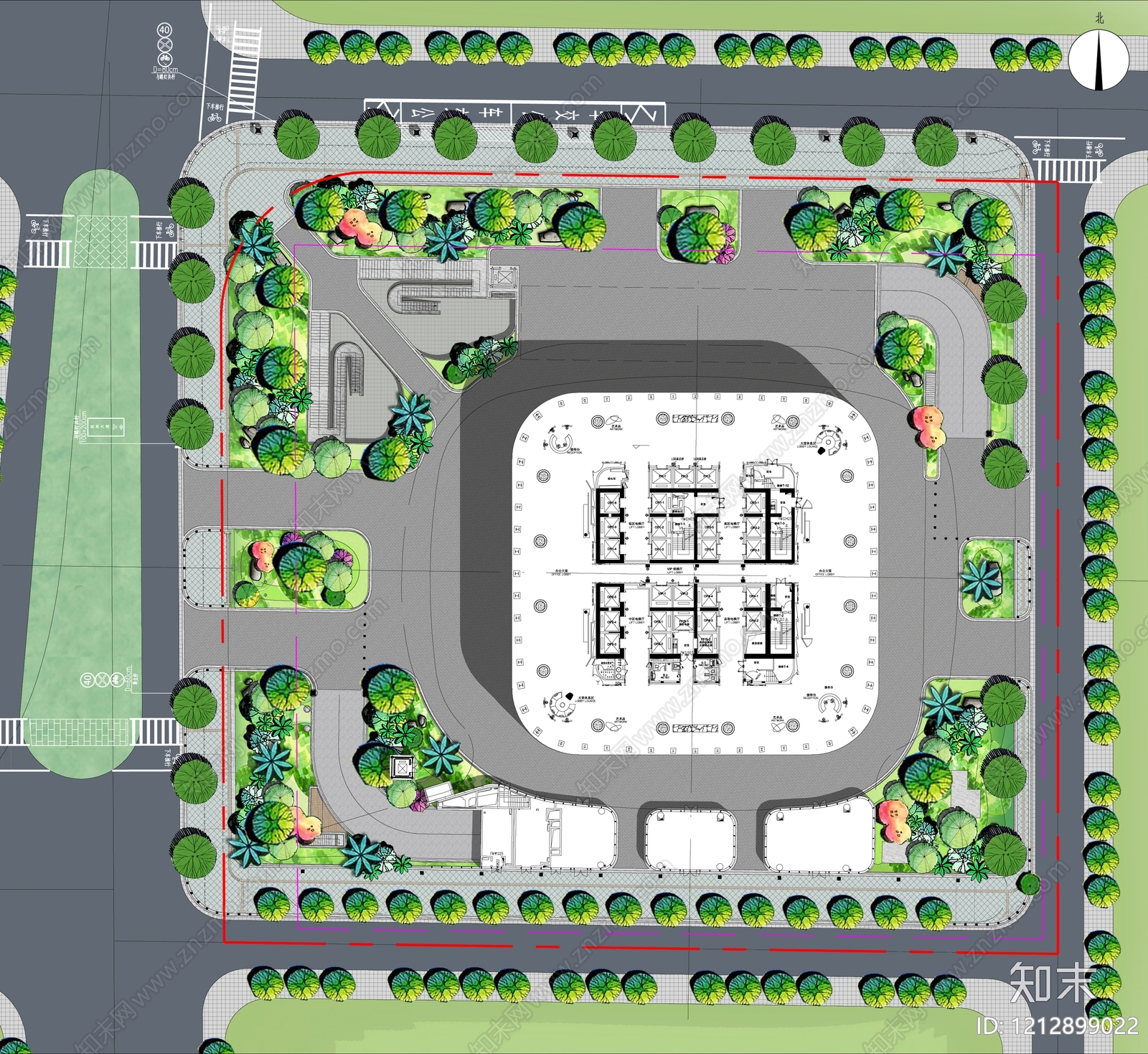 企业总部外场施工图下载【ID:1212899022】