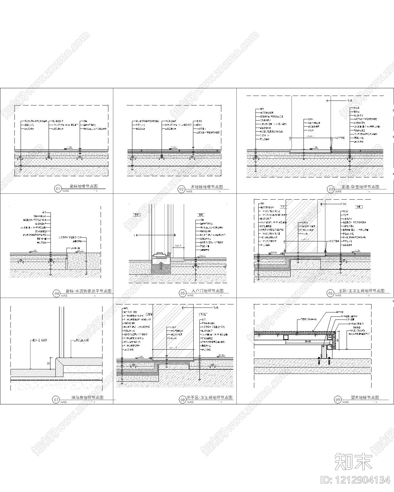 地面综合节点施工图下载【ID:1212904134】