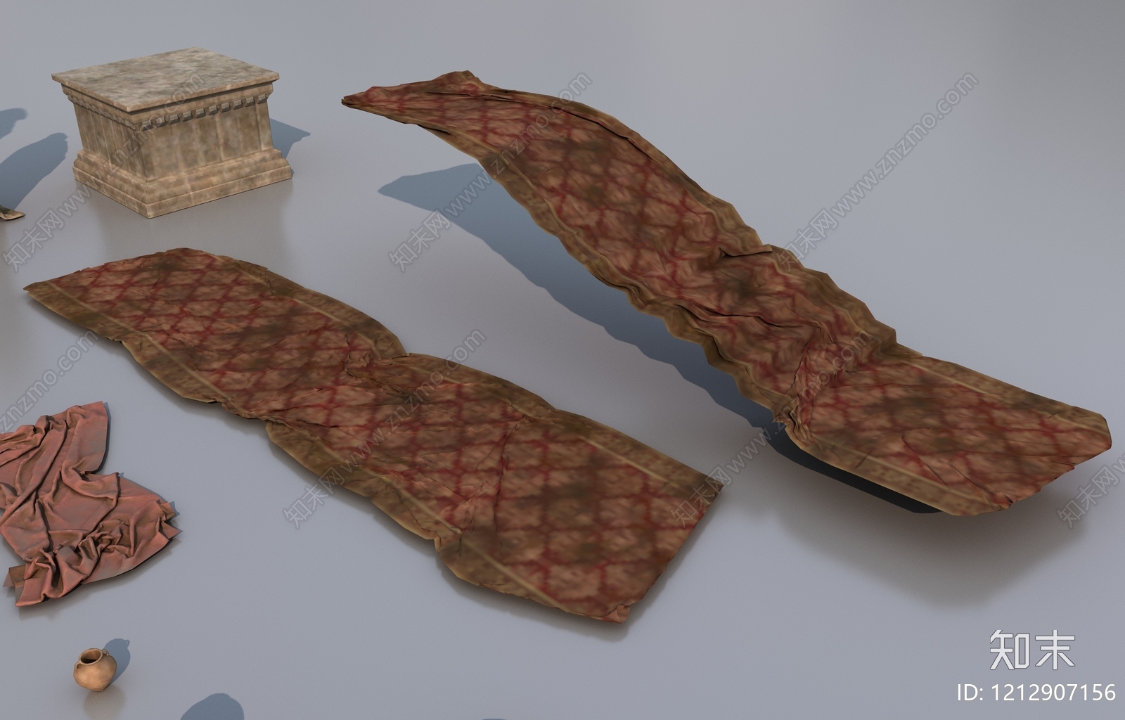 复古挂件3D模型下载【ID:1212907156】