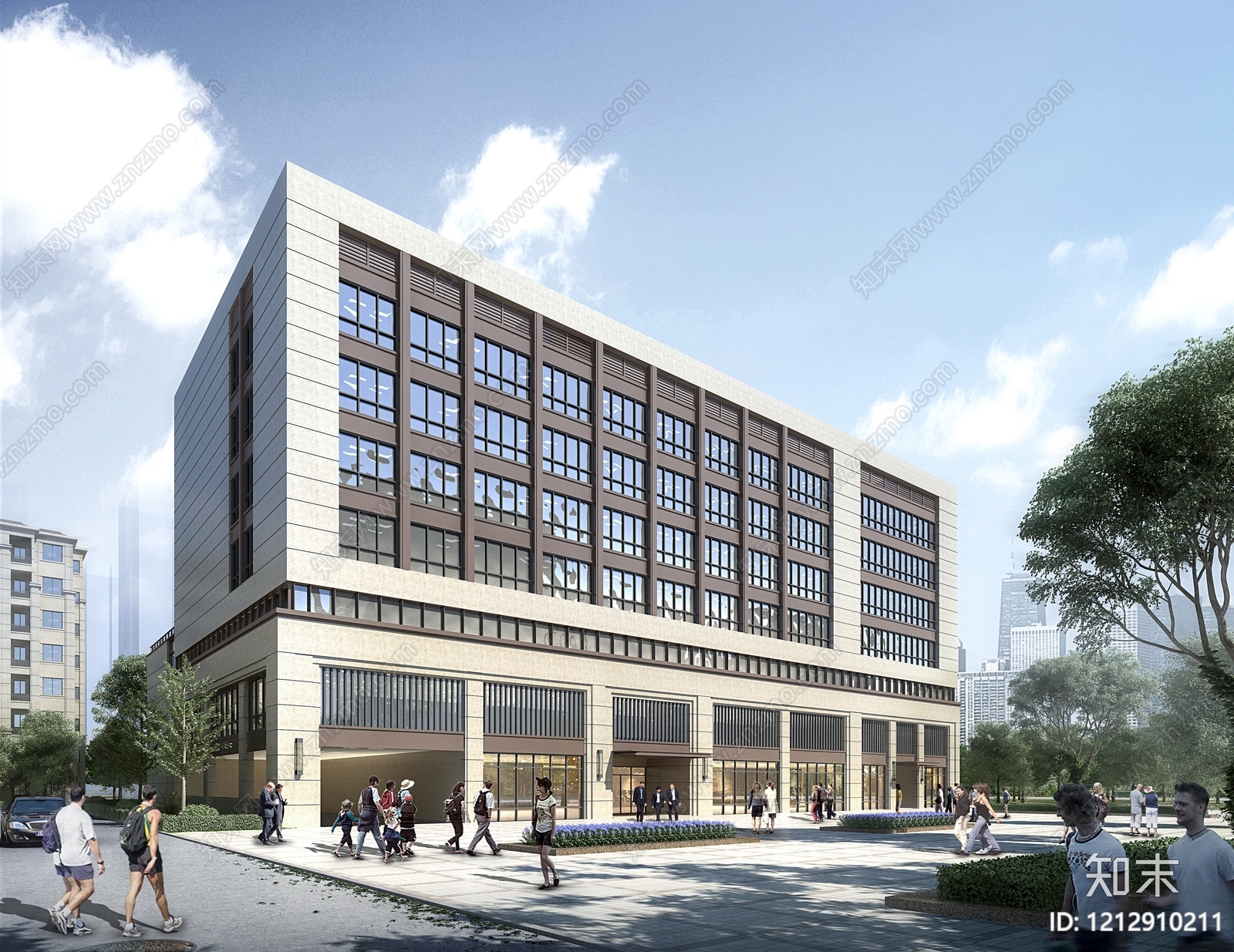 现代简约其他公共建筑施工图下载【ID:1212910211】