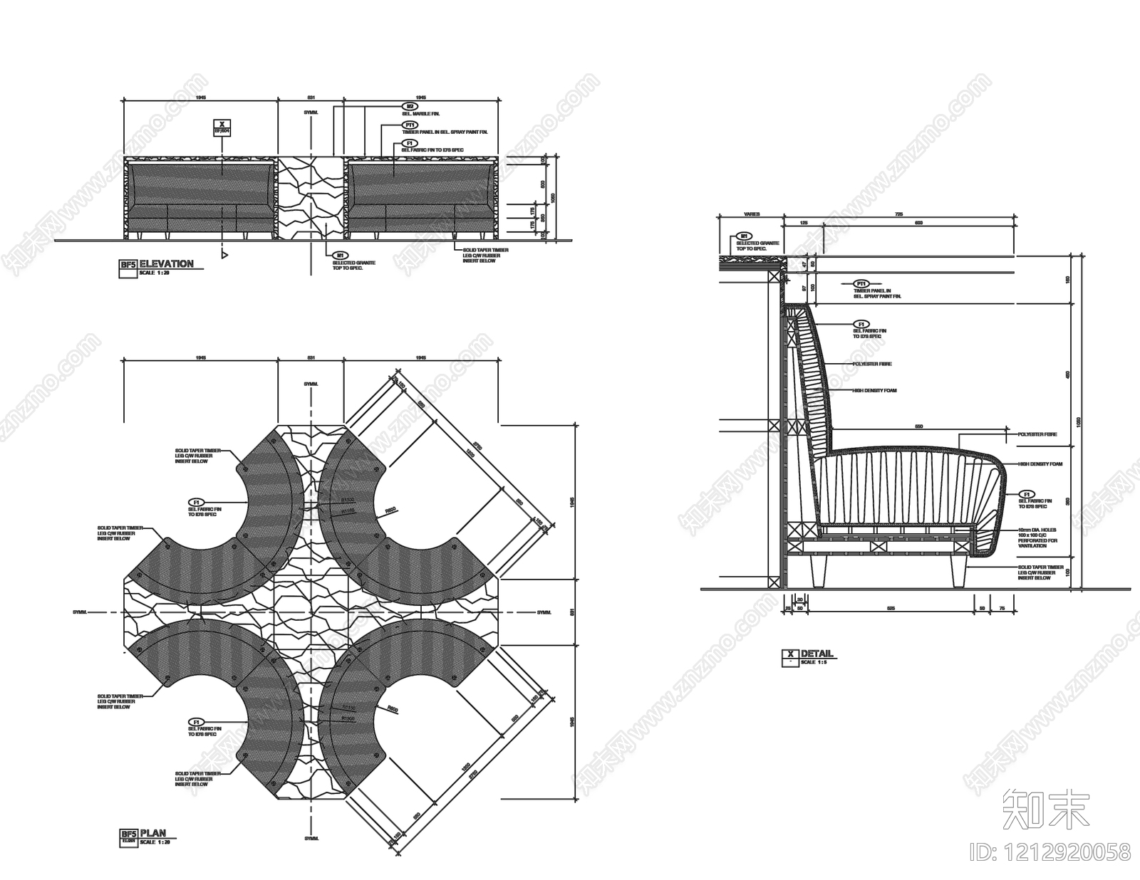 欧式椅子施工图下载【ID:1212920058】