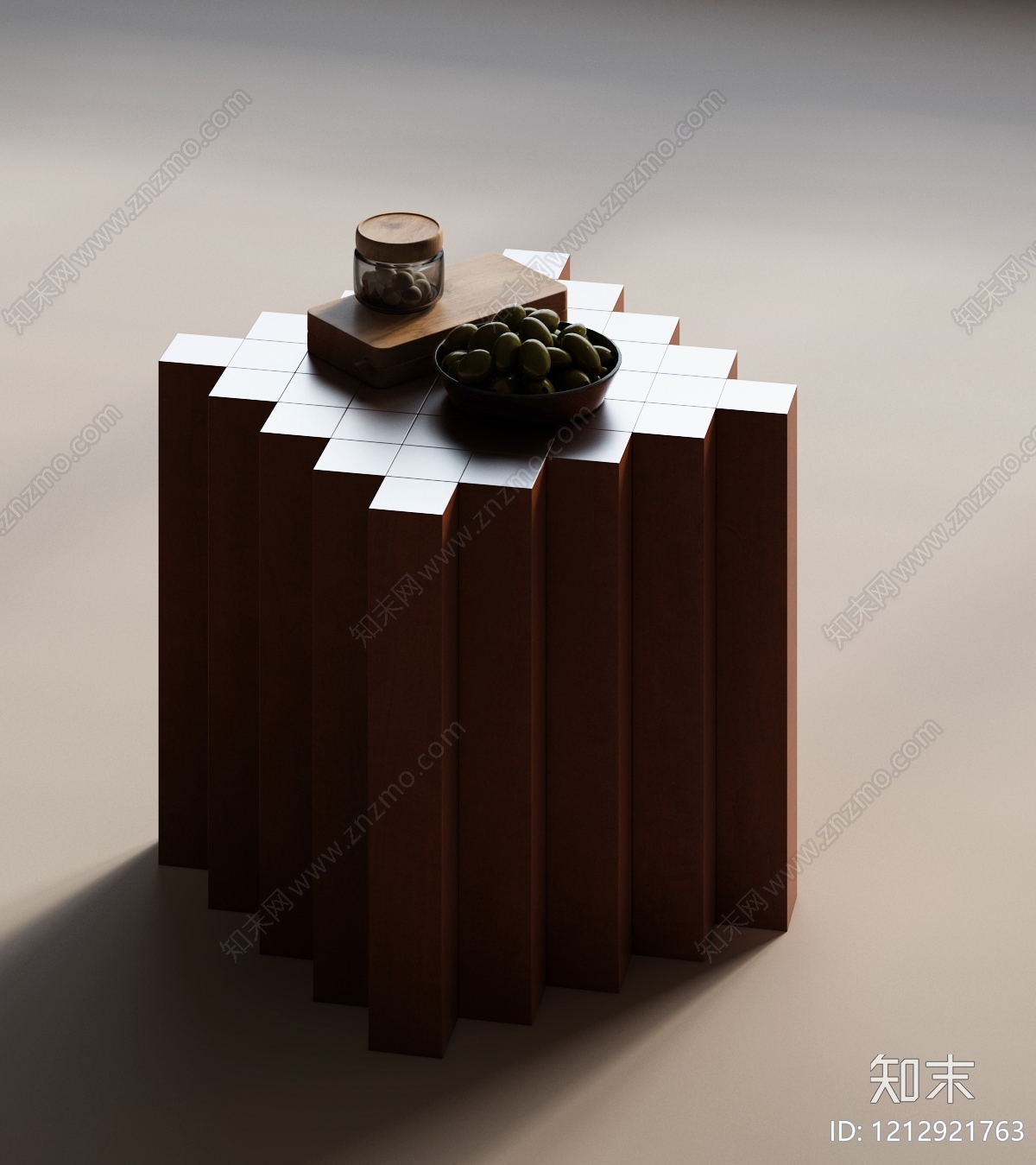 极简边几3D模型下载【ID:1212921763】