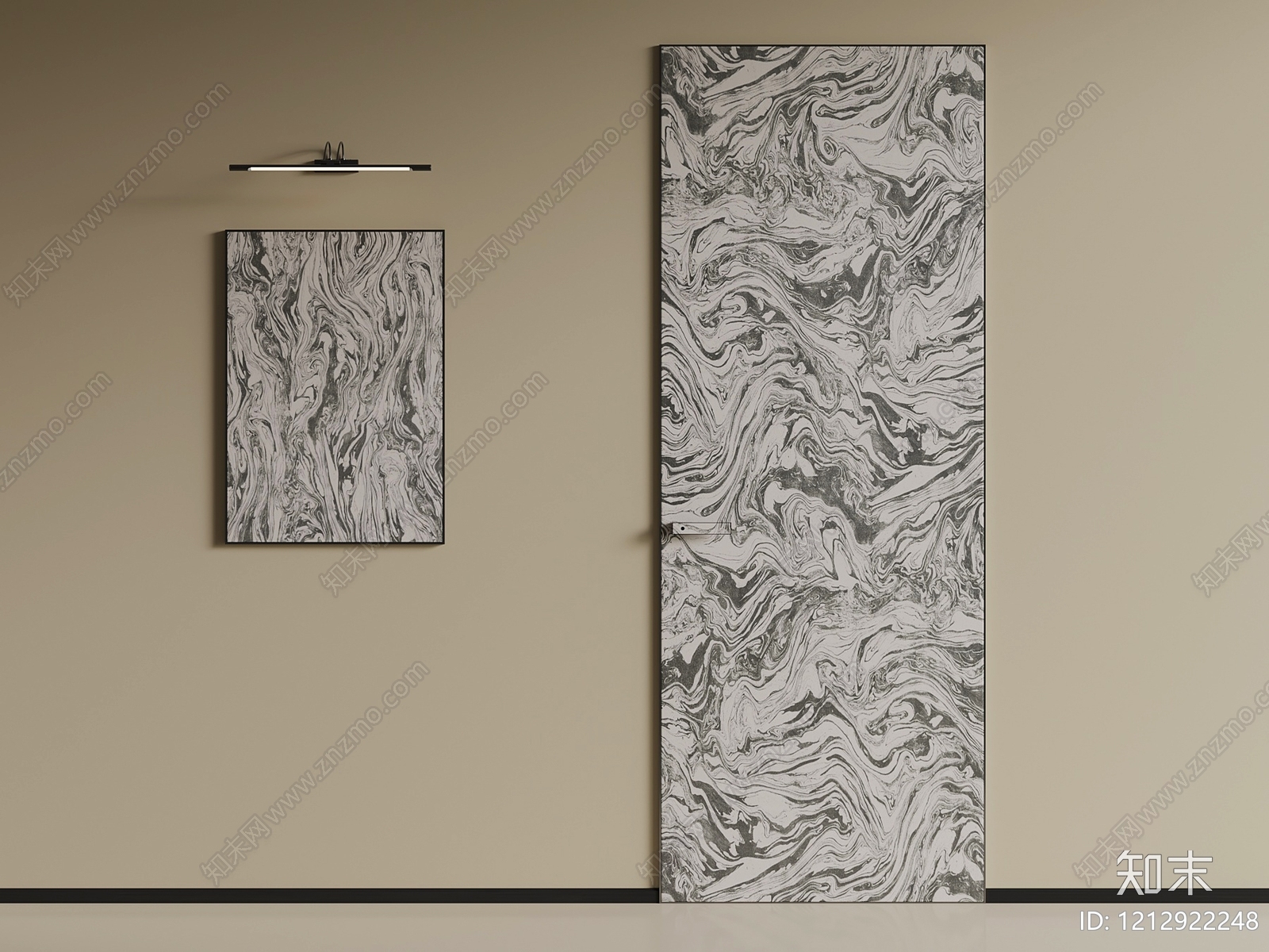 极简玄关3D模型下载【ID:1212922248】