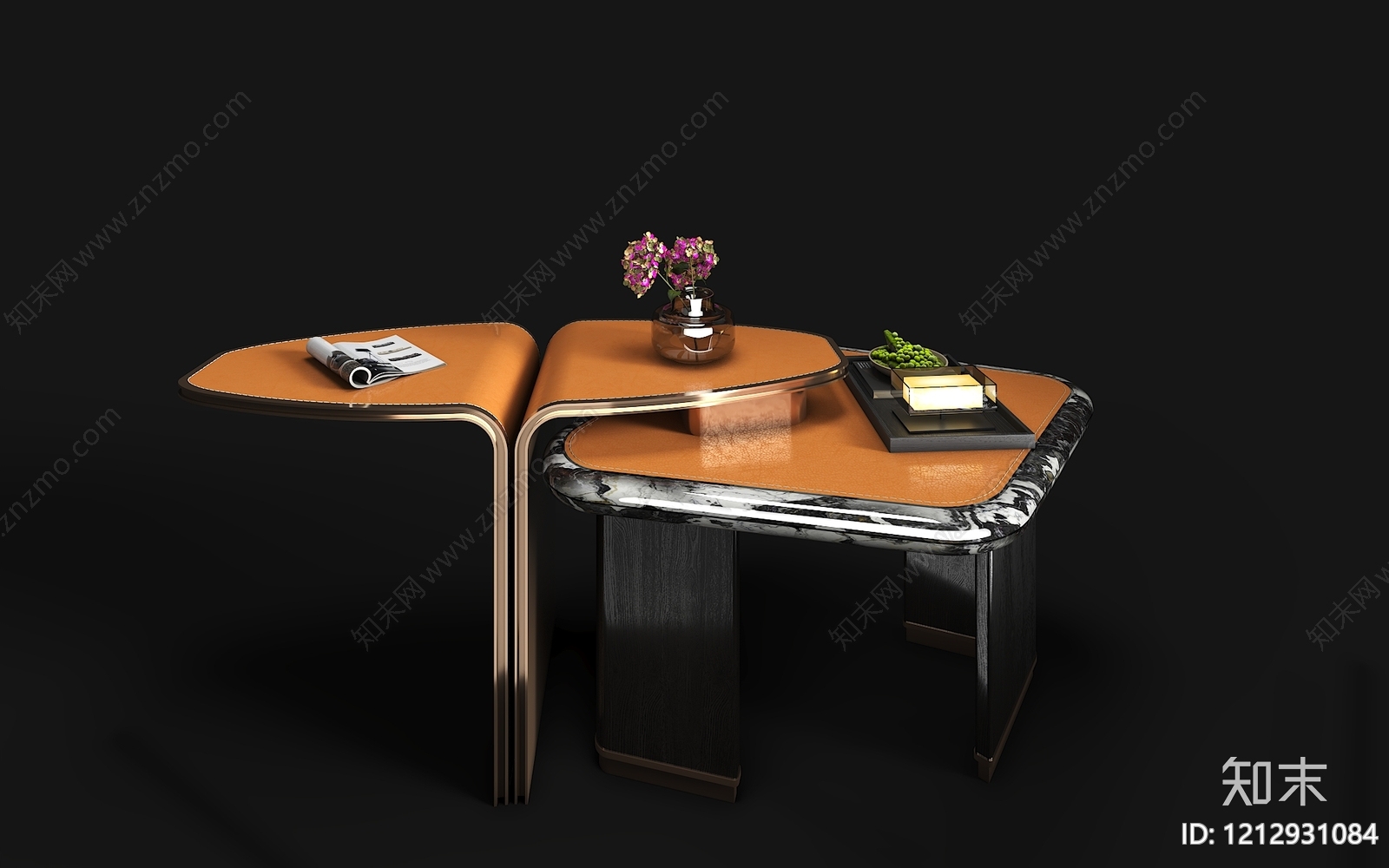 意式轻奢几类组合3D模型下载【ID:1212931084】