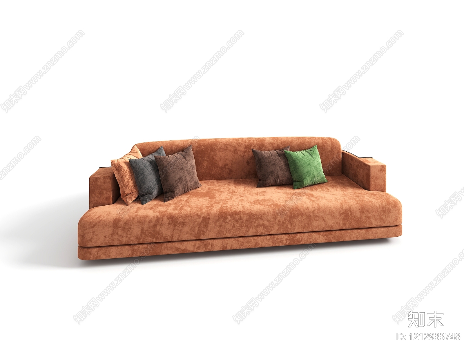 意式三人沙发3D模型下载【ID:1212933748】