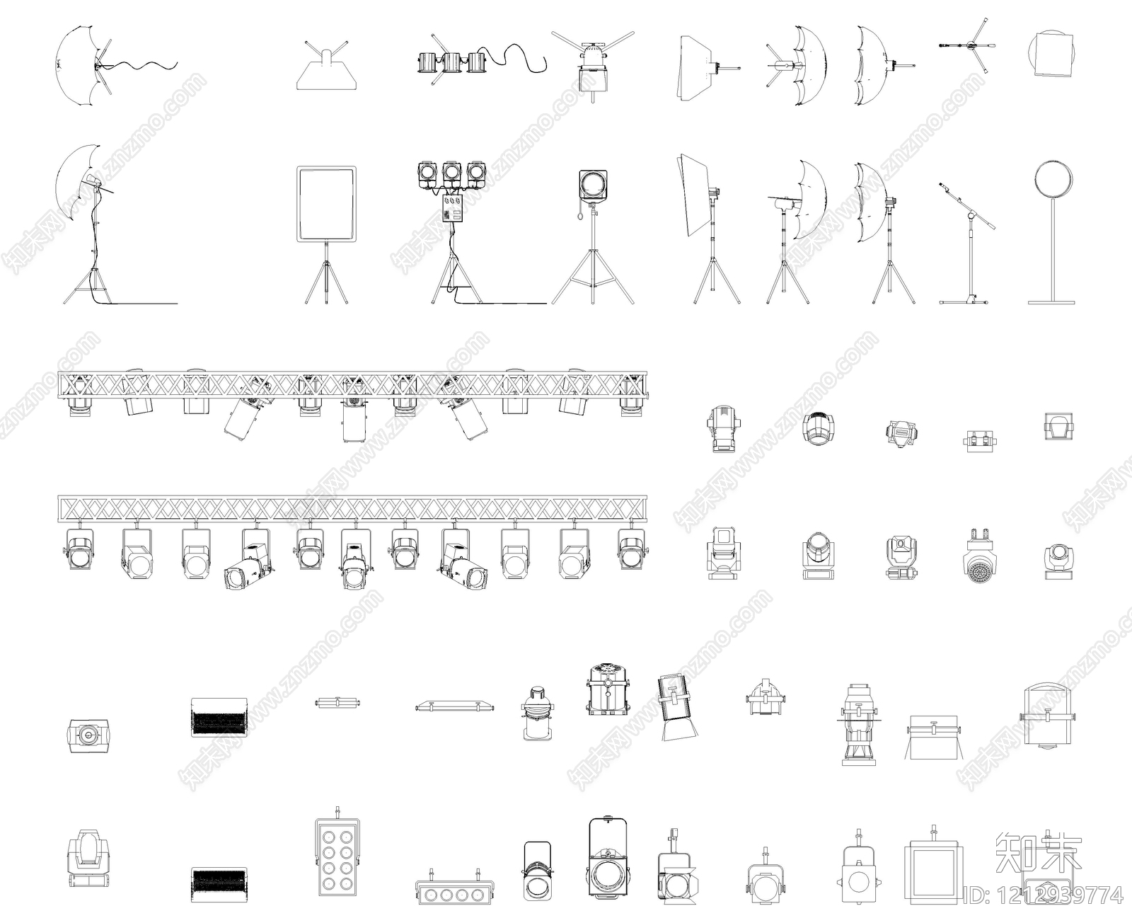 现代舞台施工图下载【ID:1212939774】