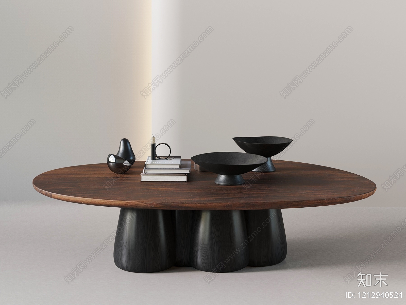 极简茶几3D模型下载【ID:1212940524】