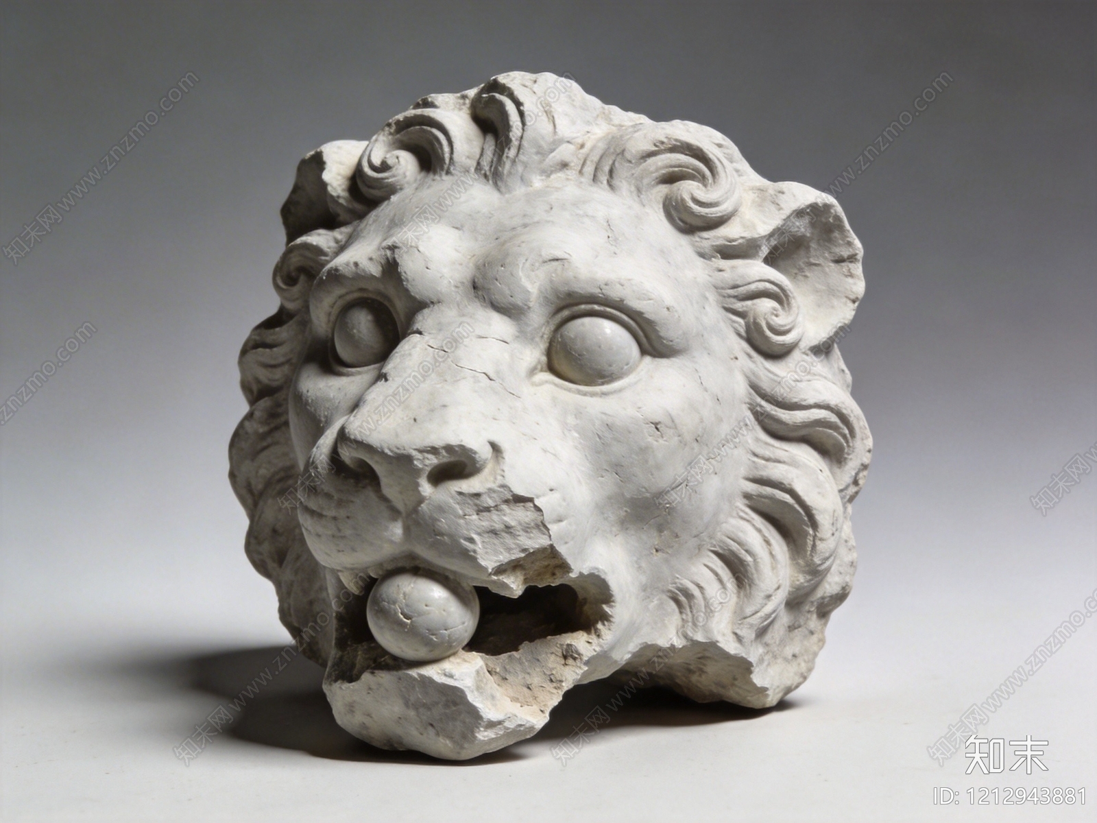 欧式古典雕塑摆件SU模型下载【ID:1212943881】