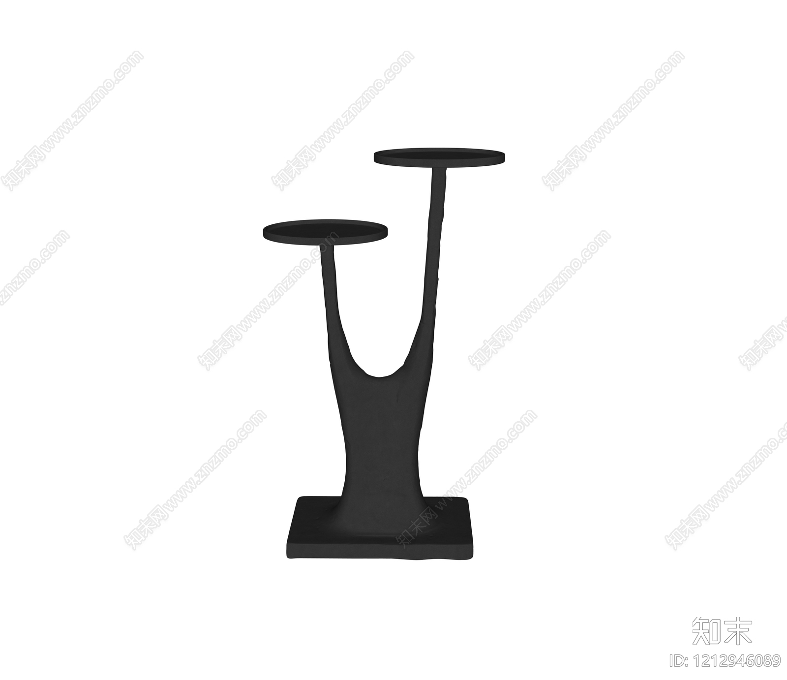 侘寂风边几SU模型下载【ID:1212946089】