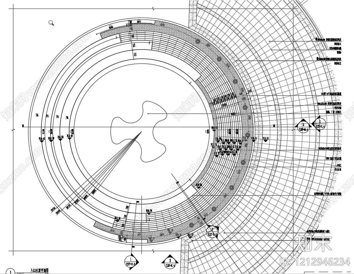 跌水景观施工图下载【ID:1212946234】