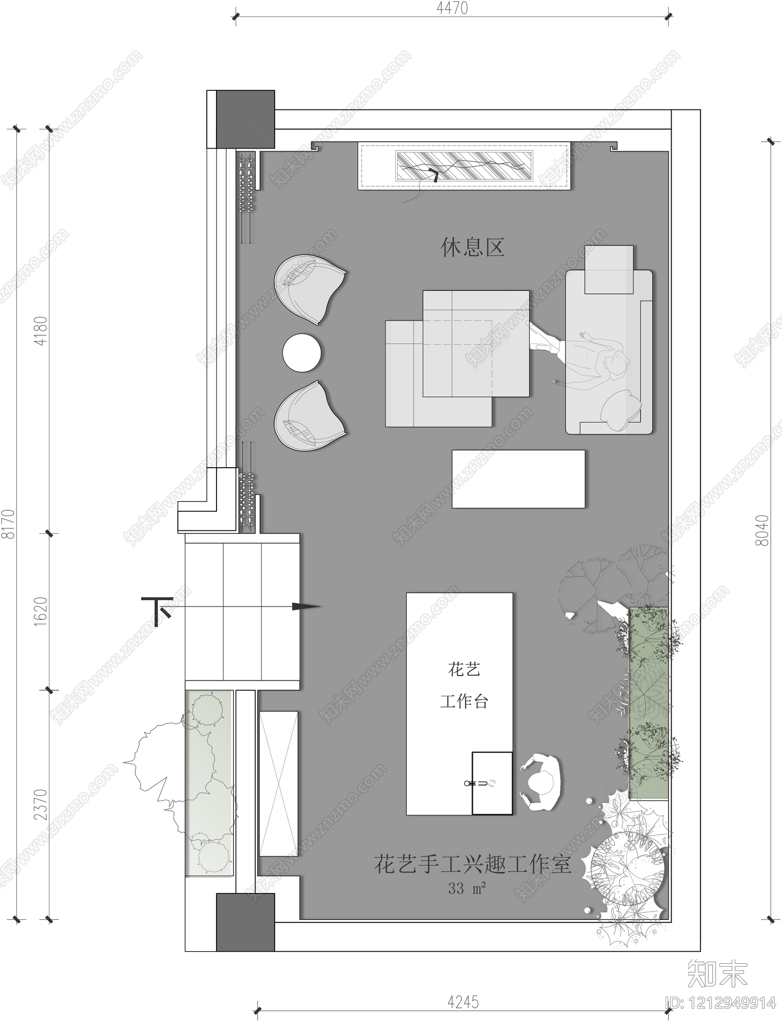 工装平面图施工图下载【ID:1212949914】