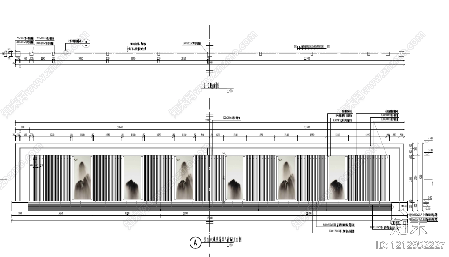新中式综合景观小品施工图下载【ID:1212952227】
