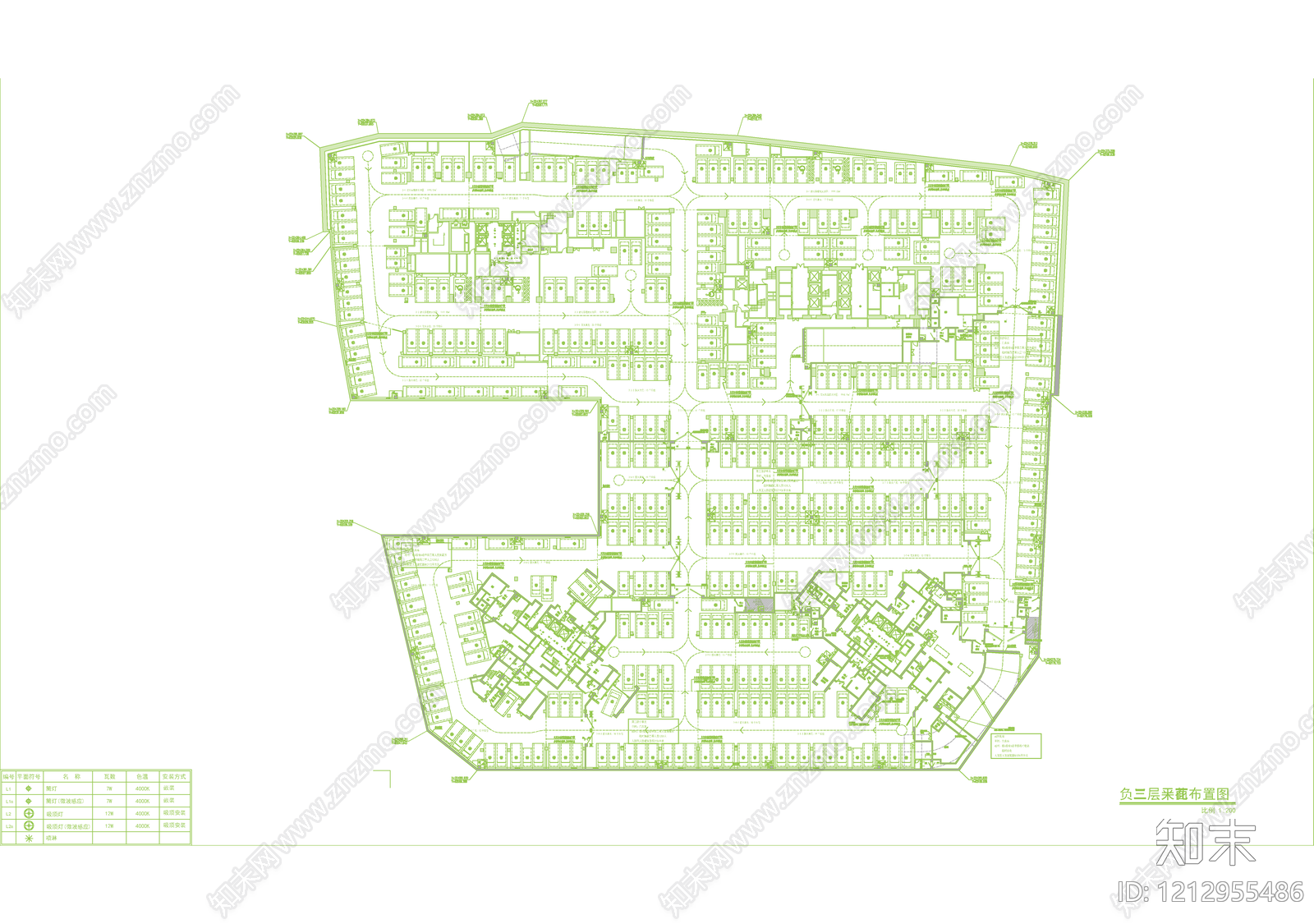 现代大厅施工图下载【ID:1212955486】