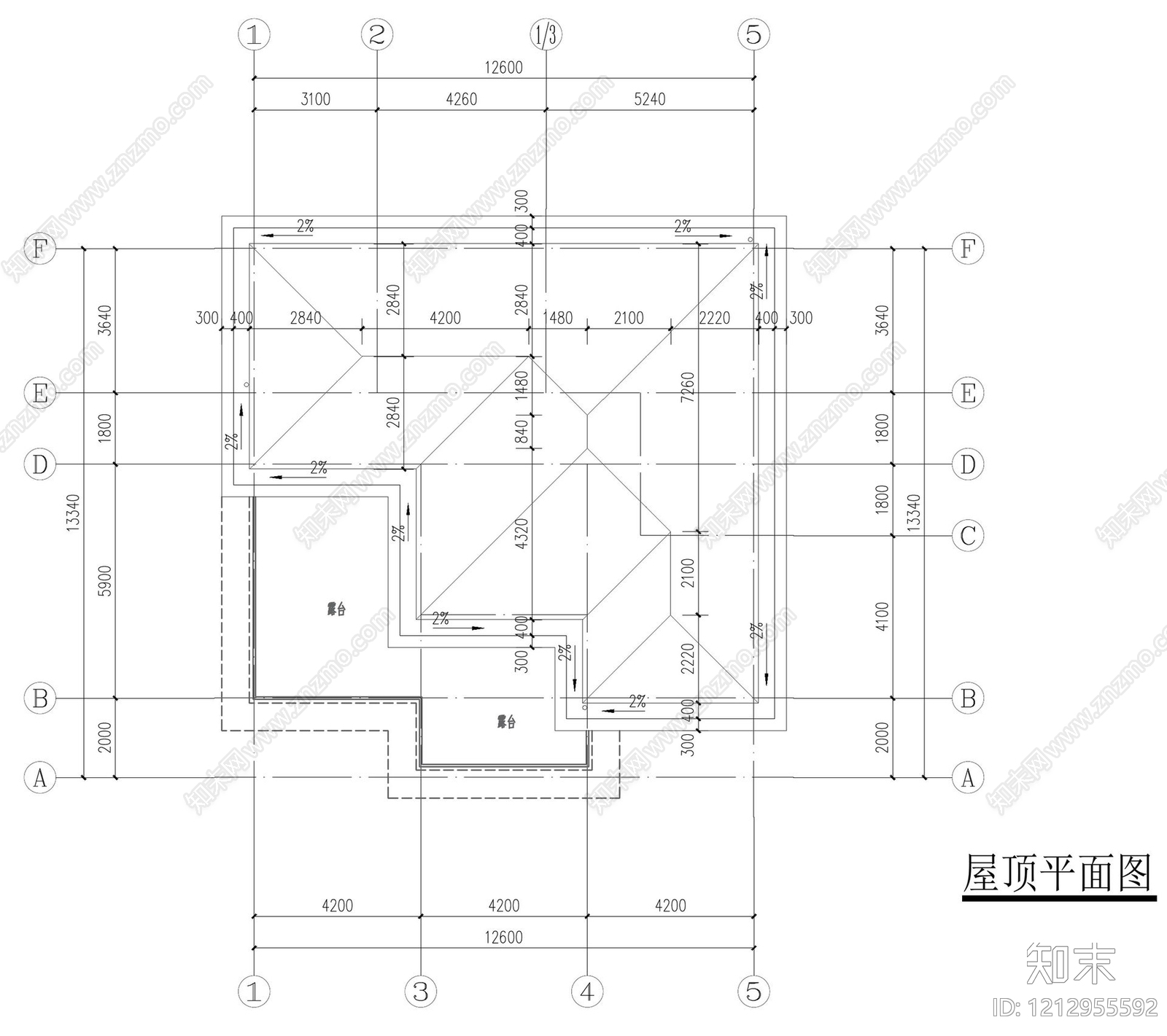 别墅cad施工图下载【ID:1212955592】