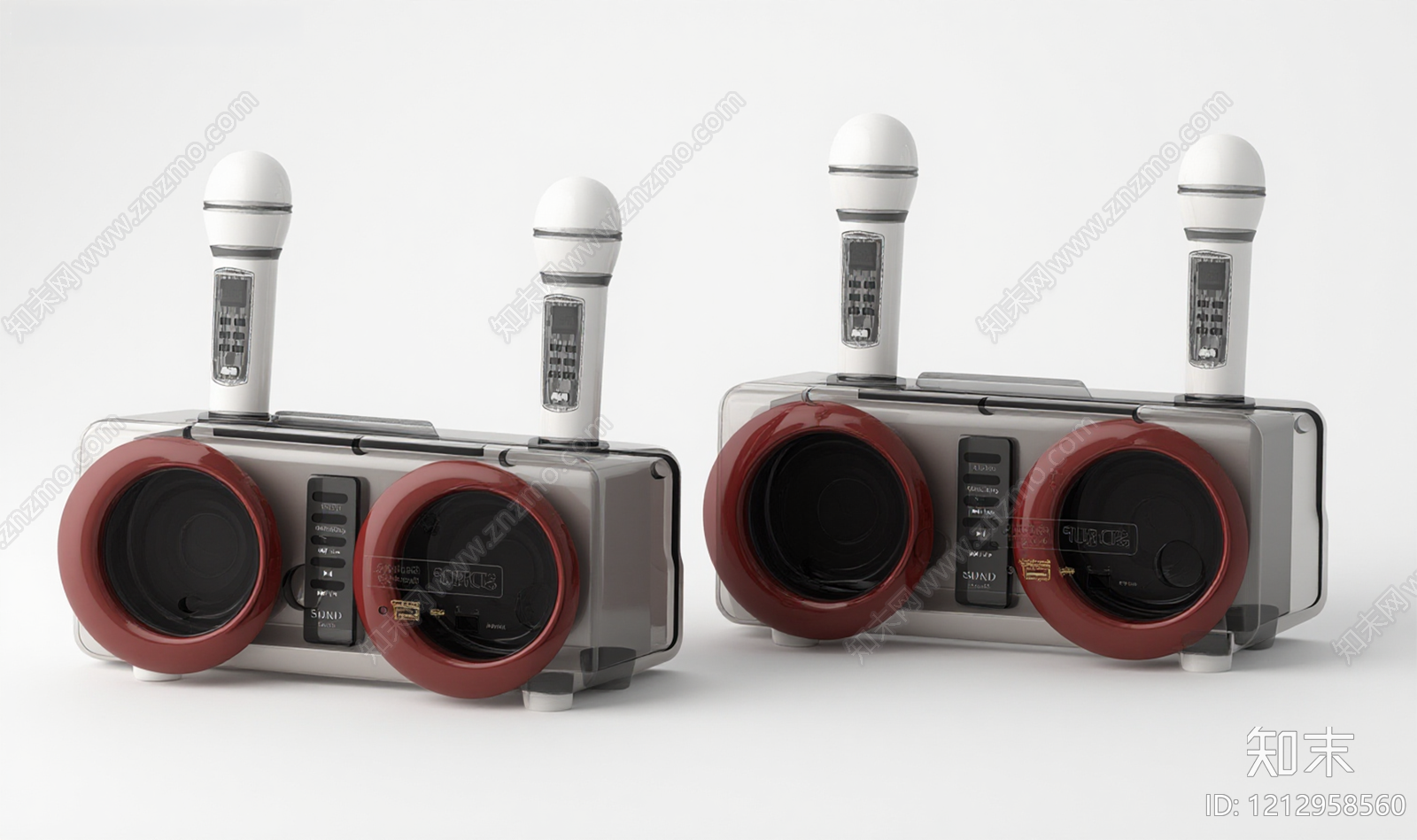 复古未来主义舞台音响3D模型下载【ID:1212958560】