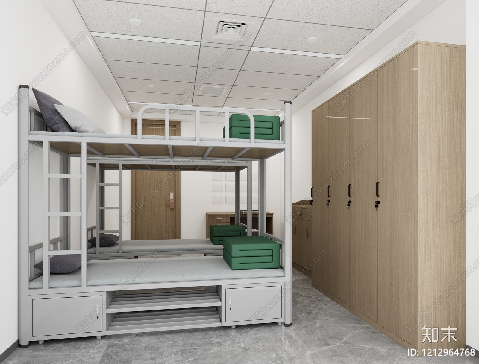 现代简约办公室3D模型下载【ID:1212964768】