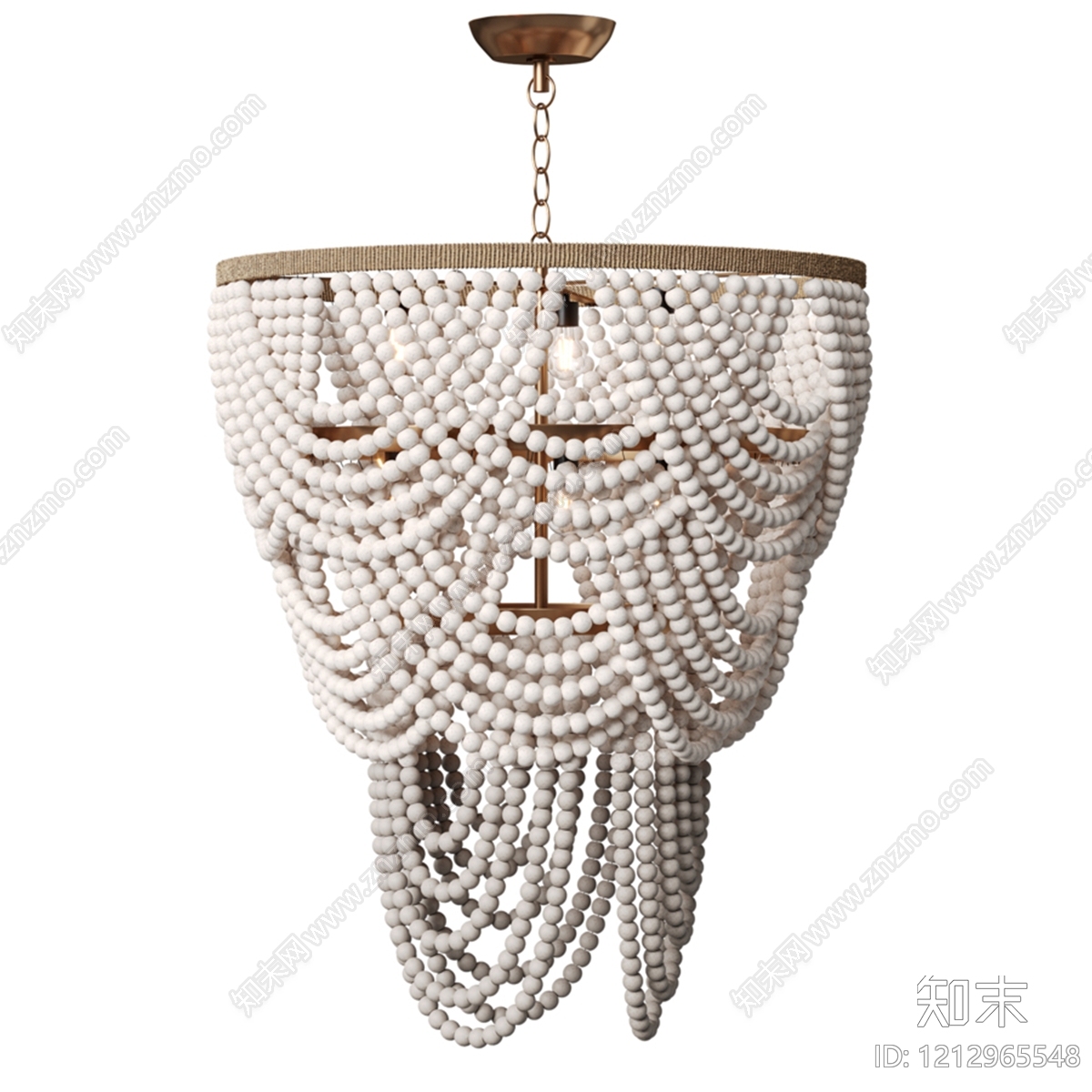 北欧风艺术吊灯3D模型下载【ID:1212965548】