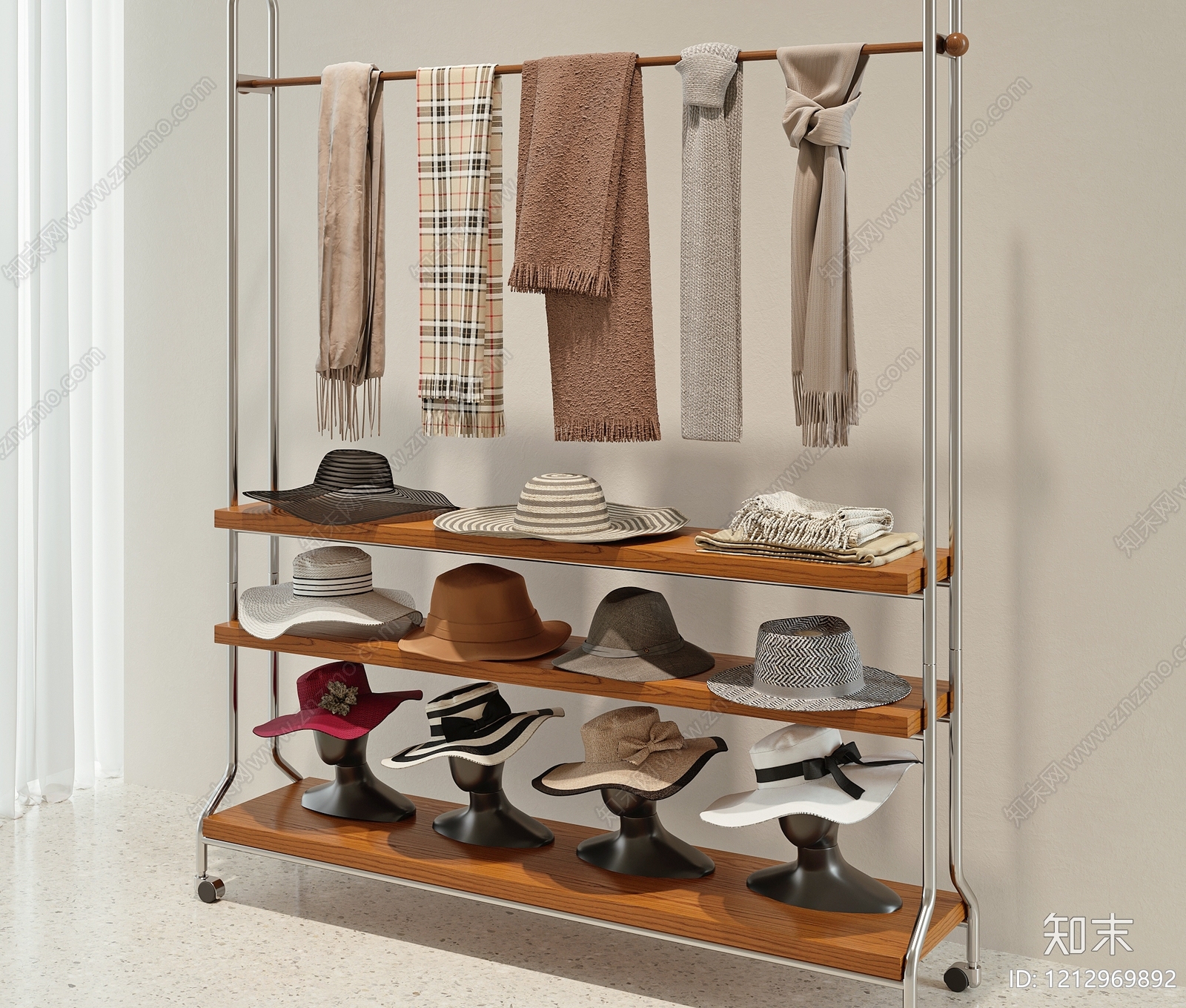 现代简约帽子3D模型下载【ID:1212969892】