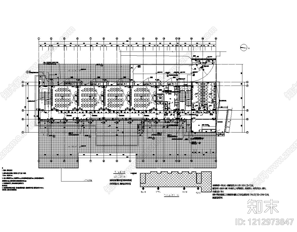 现代学校建筑cad施工图下载【ID:1212973847】