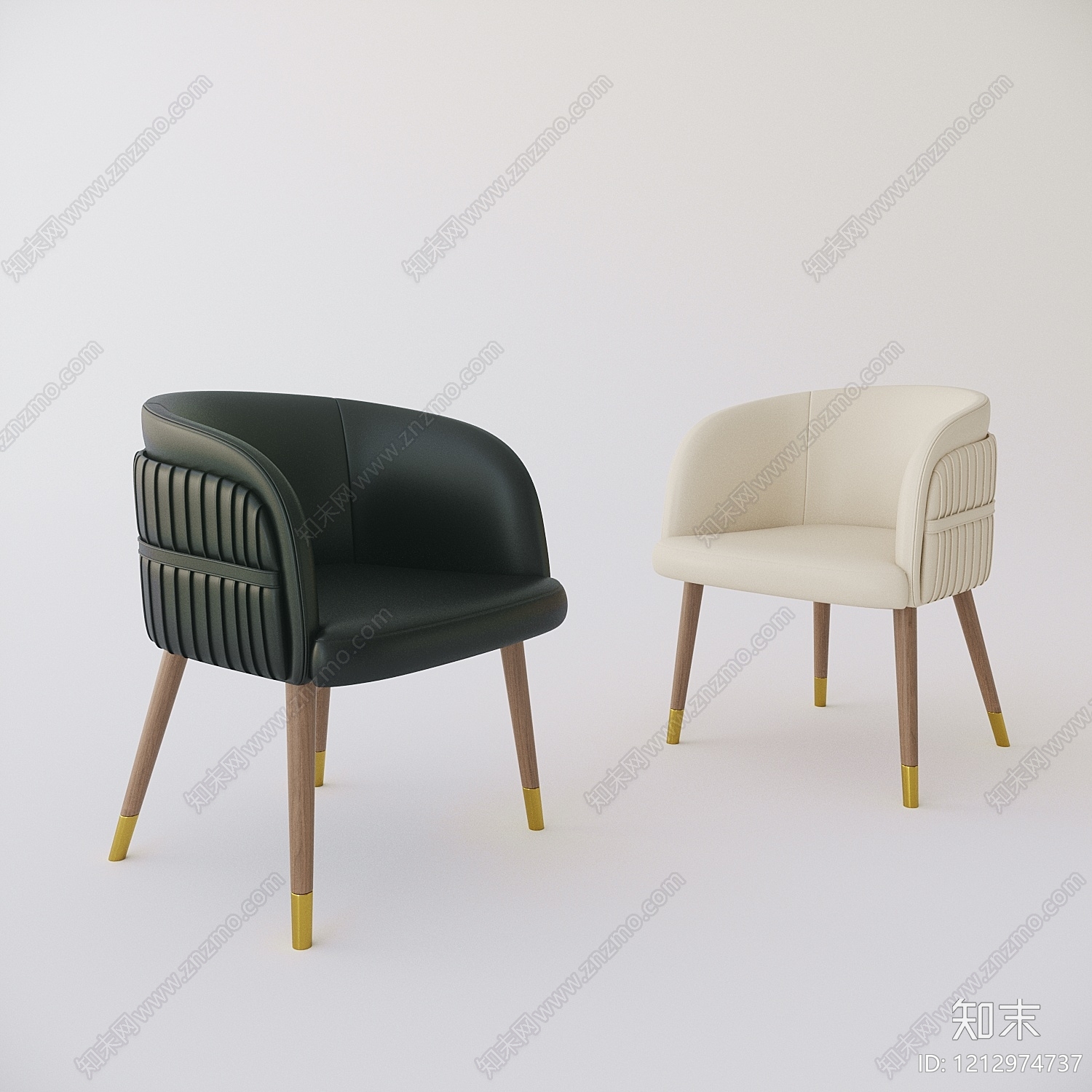 现代简约餐椅3D模型下载【ID:1212974737】