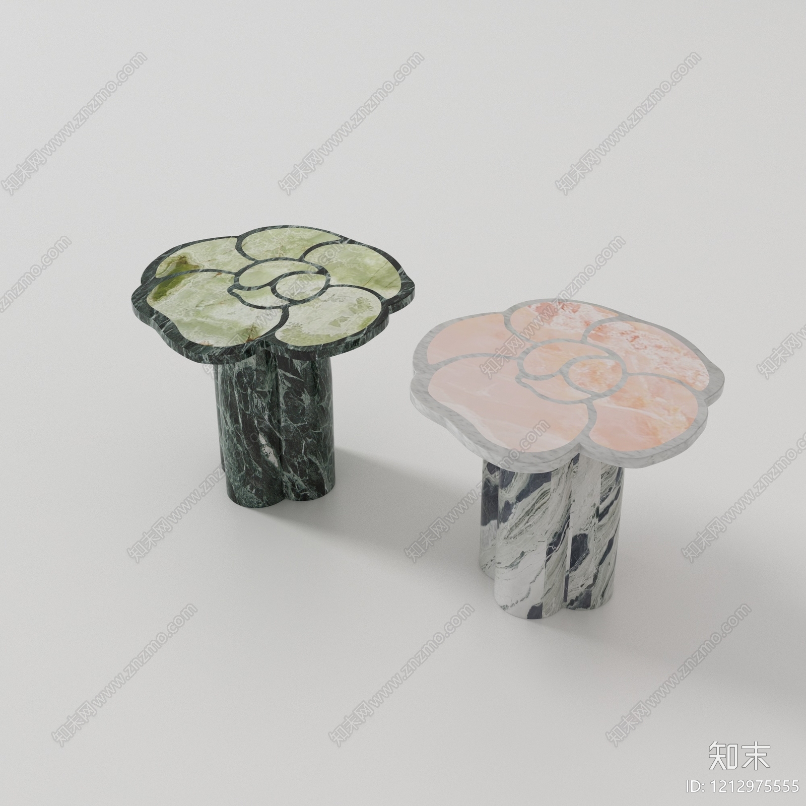 现代轻奢边几3D模型下载【ID:1212975555】