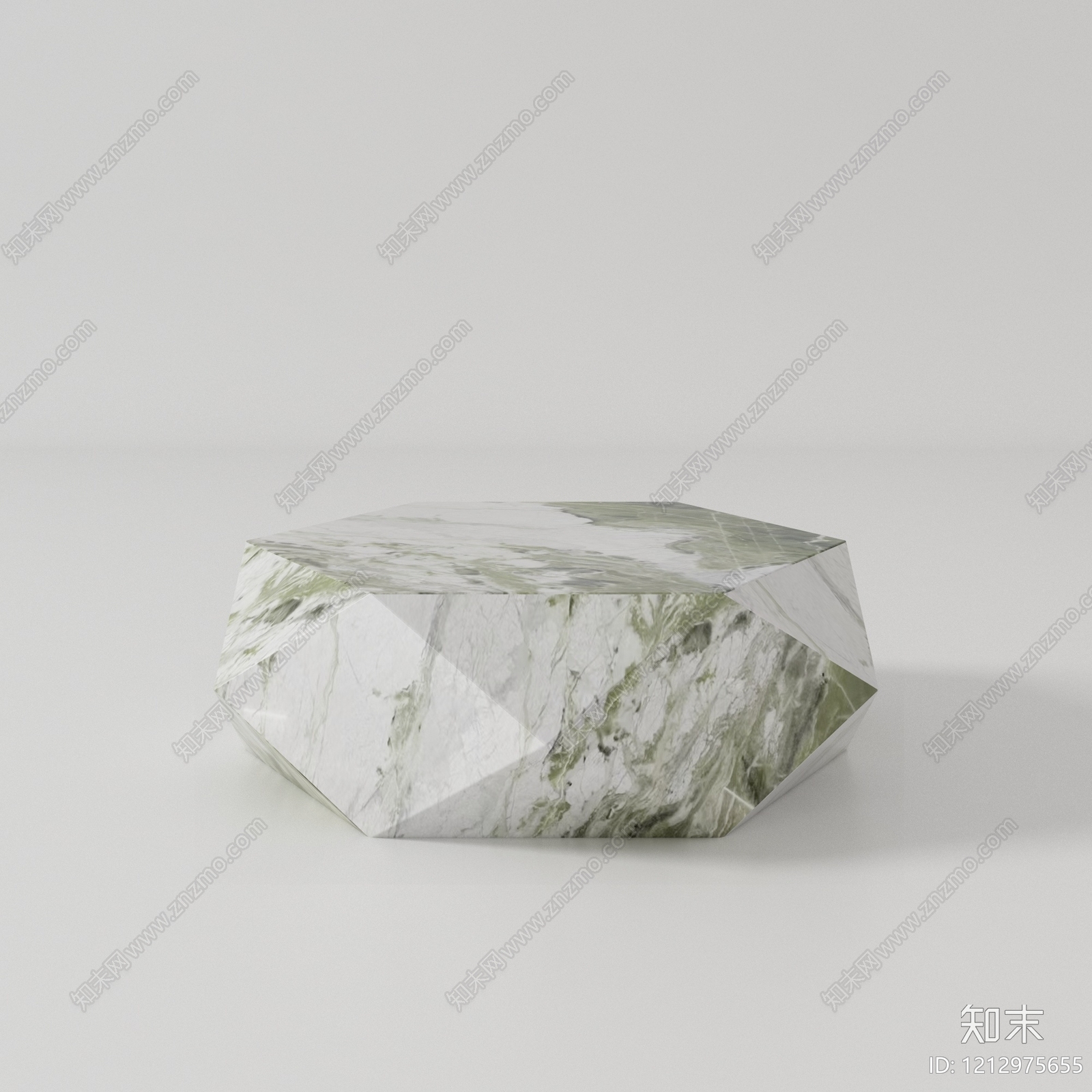极简茶几3D模型下载【ID:1212975655】
