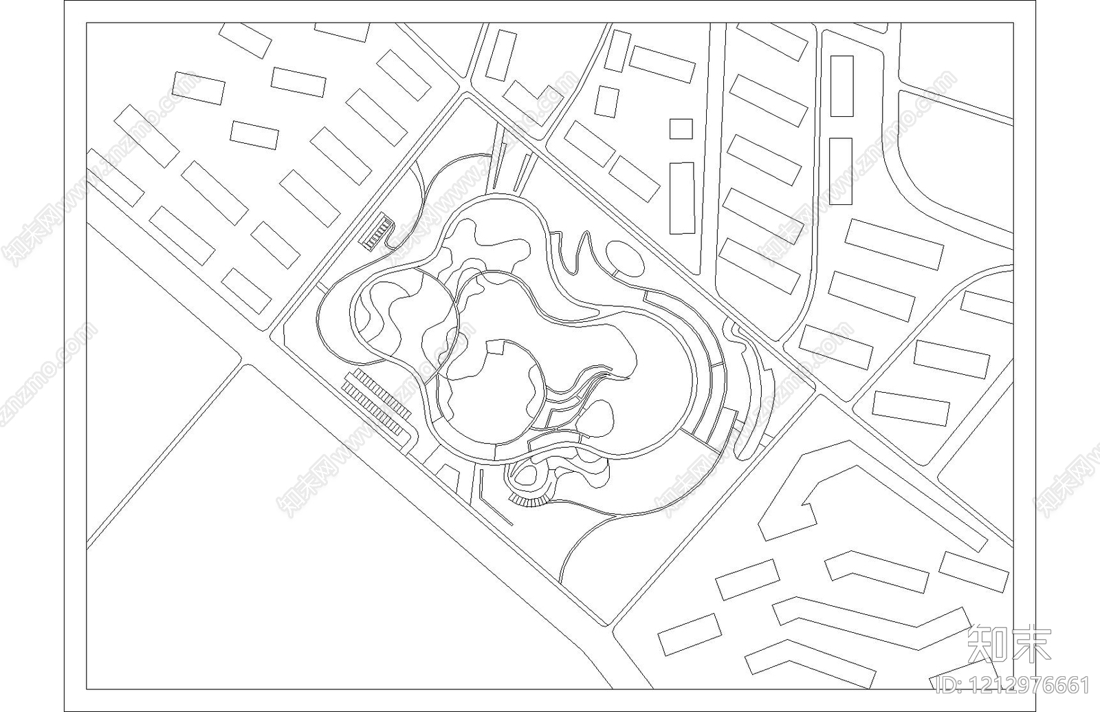 规划平面图施工图下载【ID:1212976661】