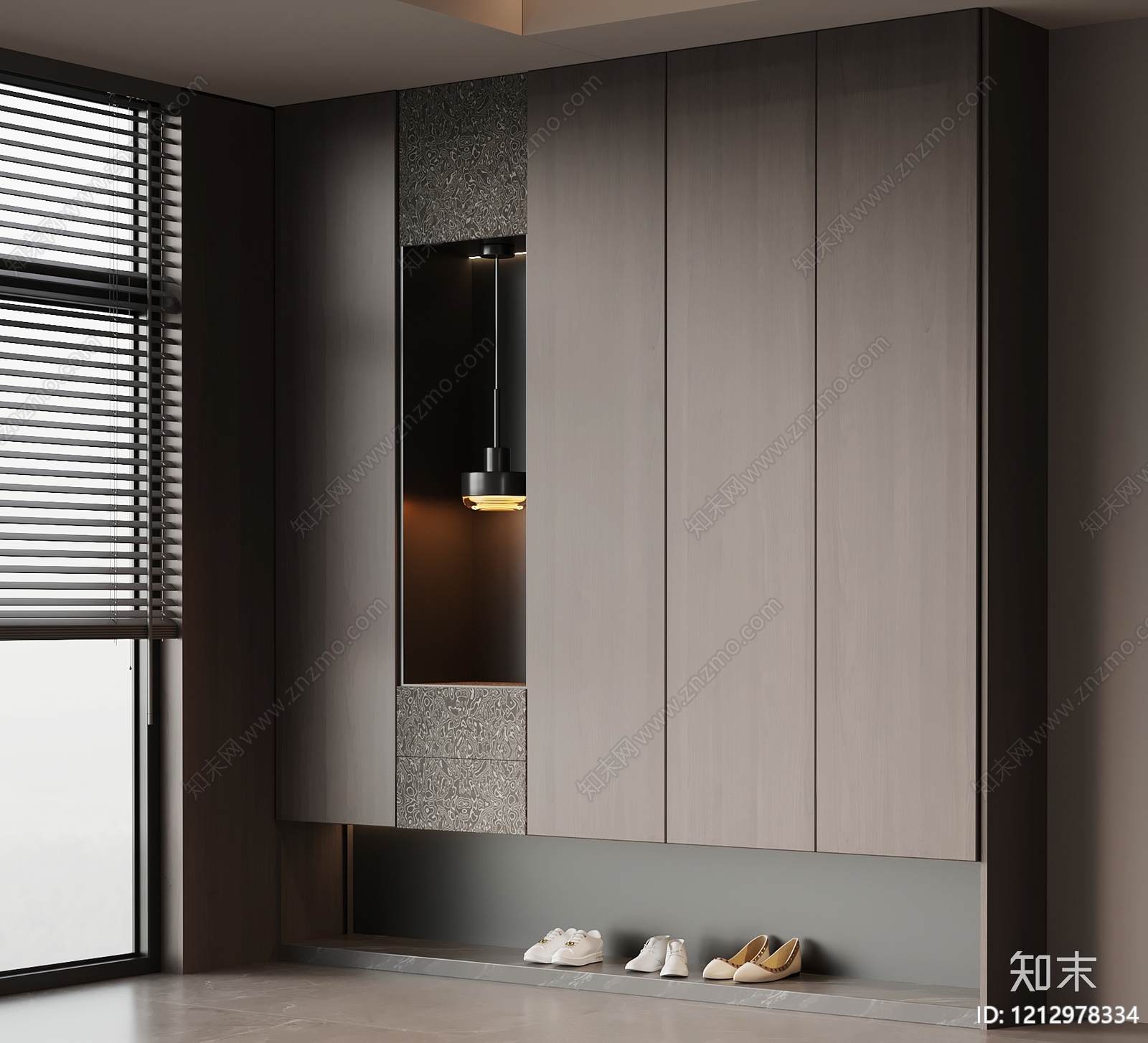 极简玄关SU模型下载【ID:1212978334】