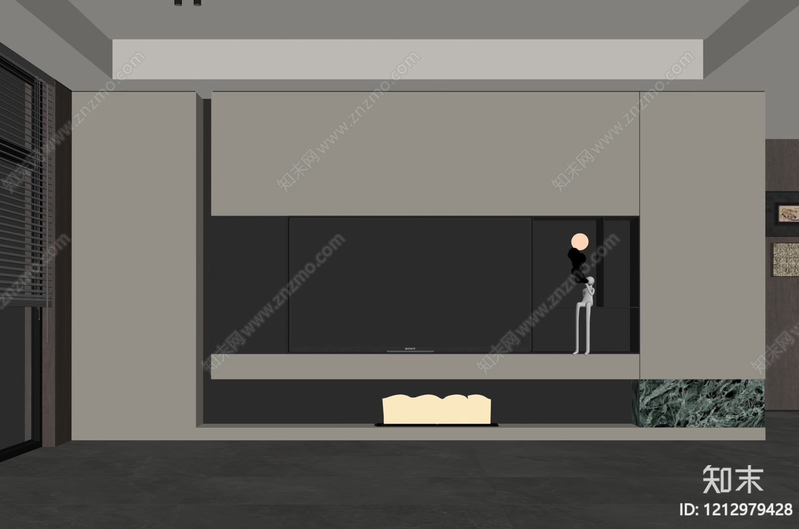 极简门头SU模型下载【ID:1212979428】