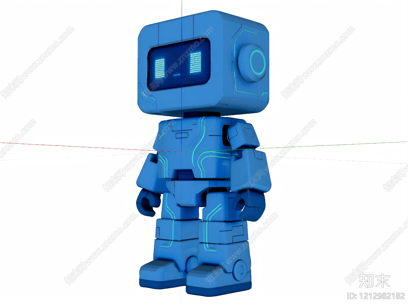 赛博可爱风玩具SU模型下载【ID:1212982182】