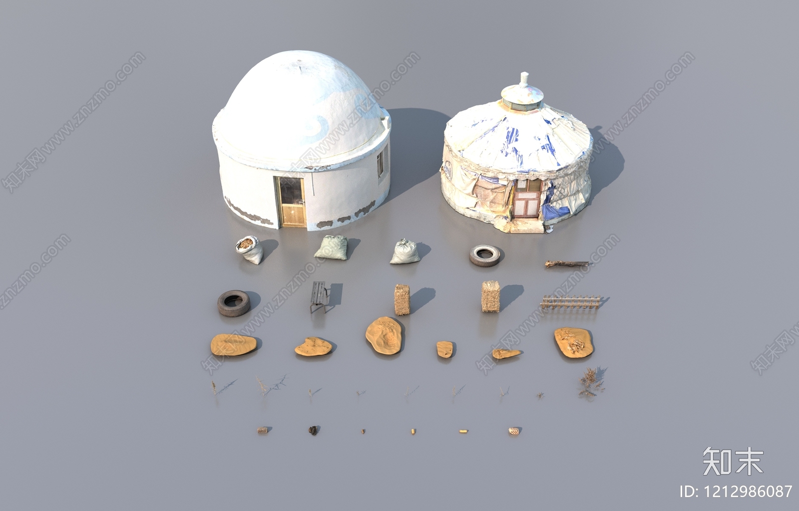 地域主义其他住宅外观3D模型下载【ID:1212986087】