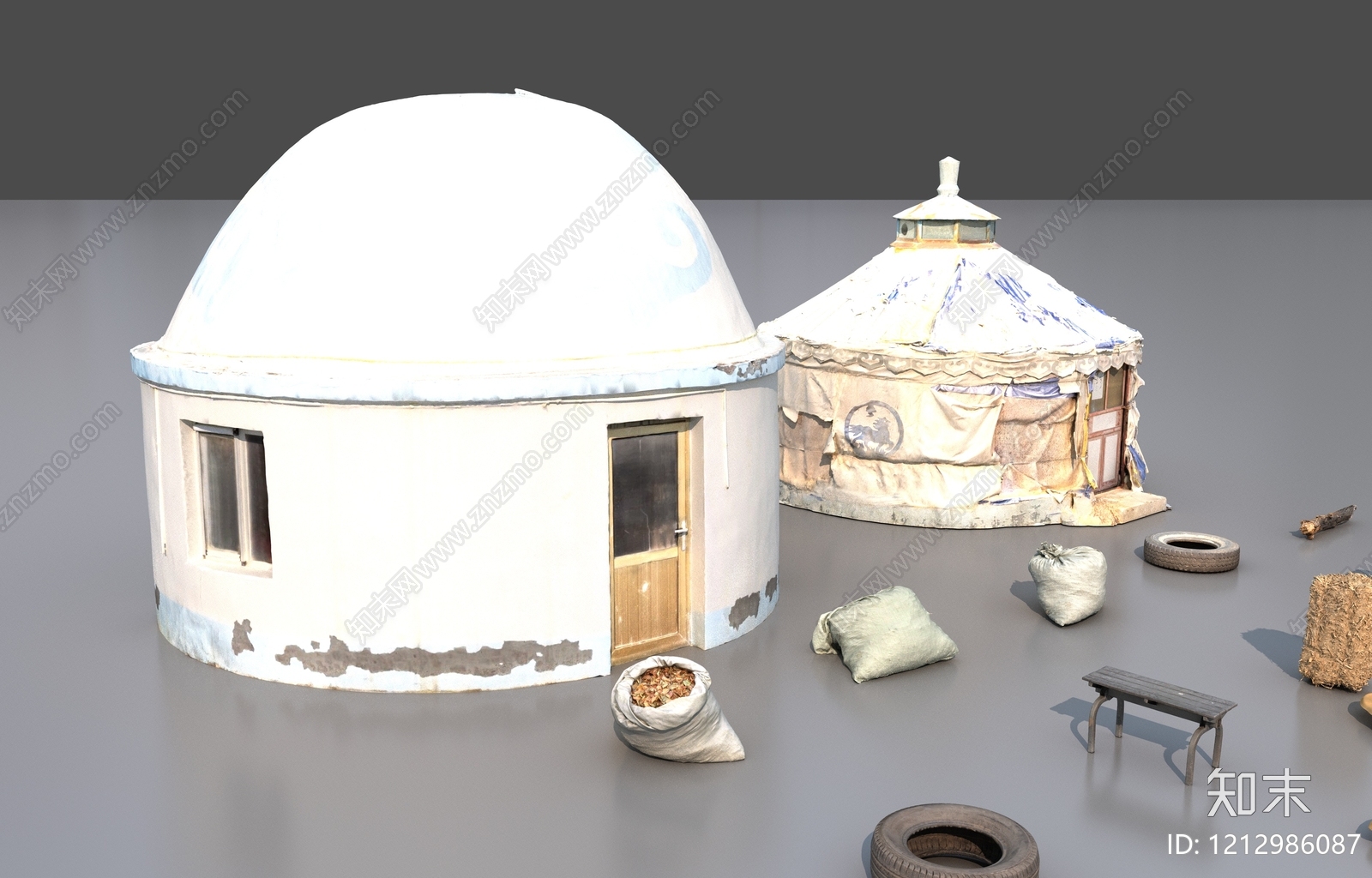 地域主义其他住宅外观3D模型下载【ID:1212986087】