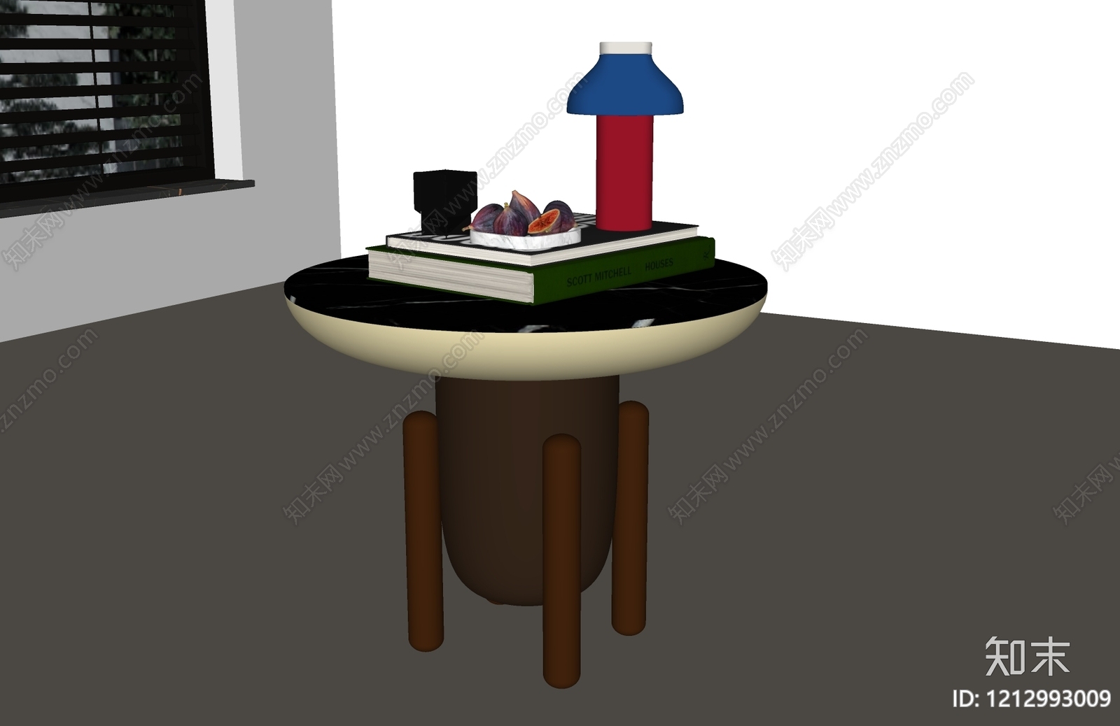 现代简约边几SU模型下载【ID:1212993009】