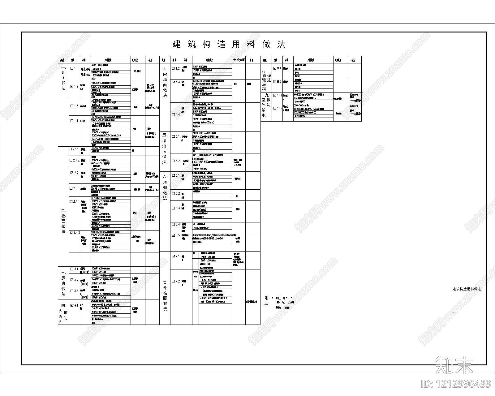 现代办公楼建筑cad施工图下载【ID:1212996439】