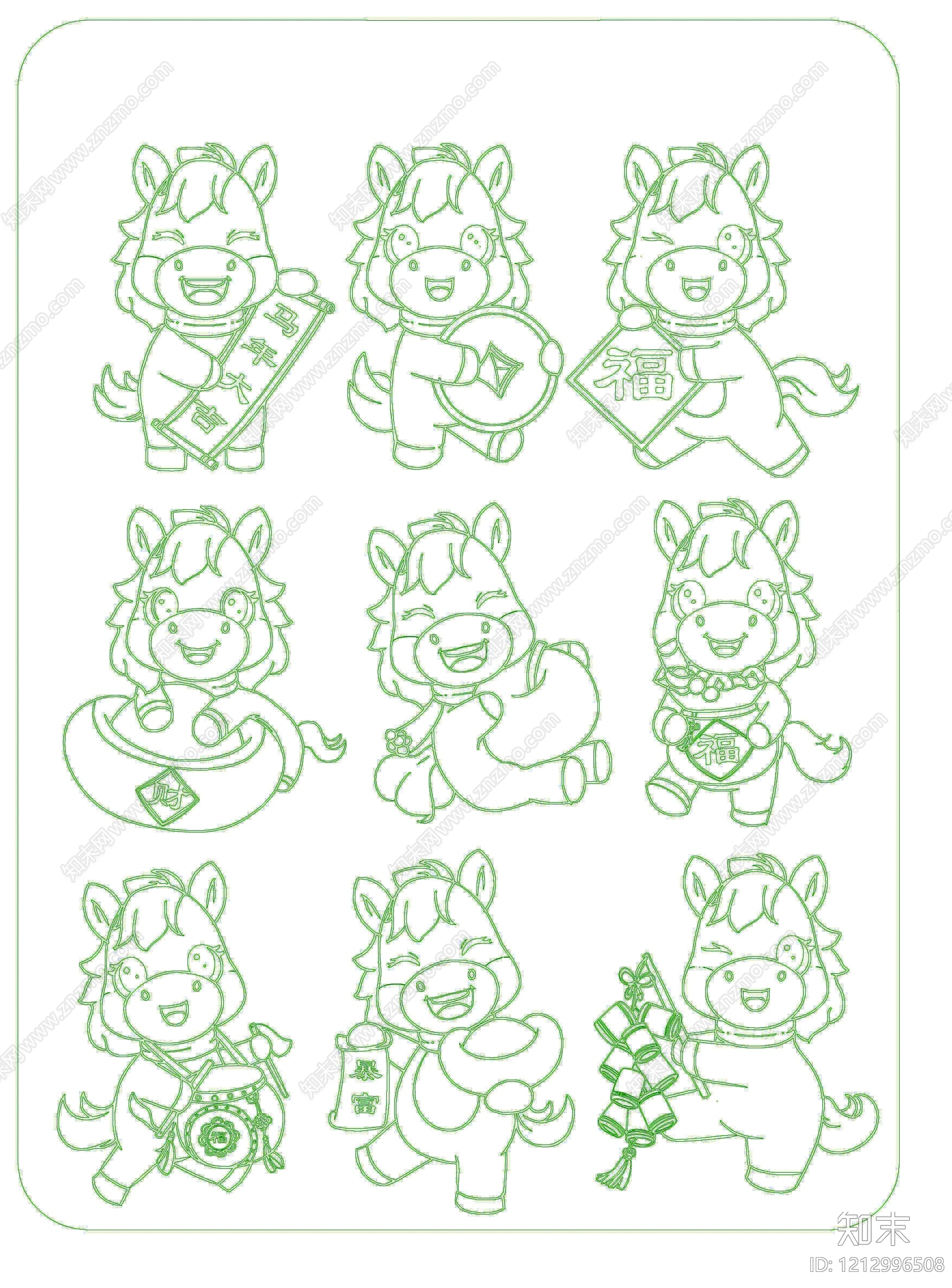 现代动物施工图下载【ID:1212996508】