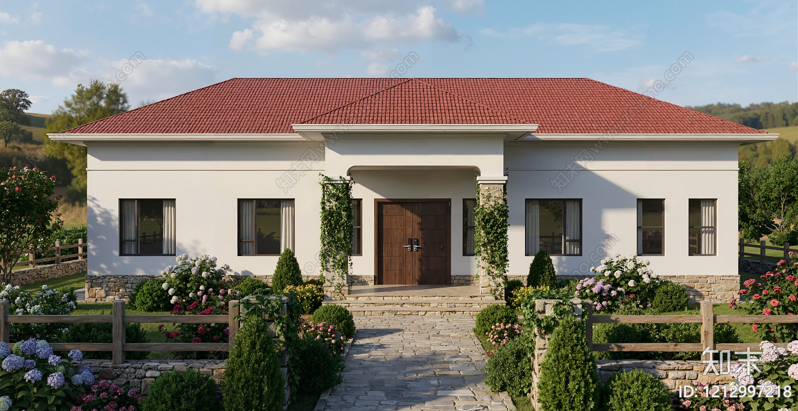 现代欧式别墅建筑施工图下载【ID:1212997218】