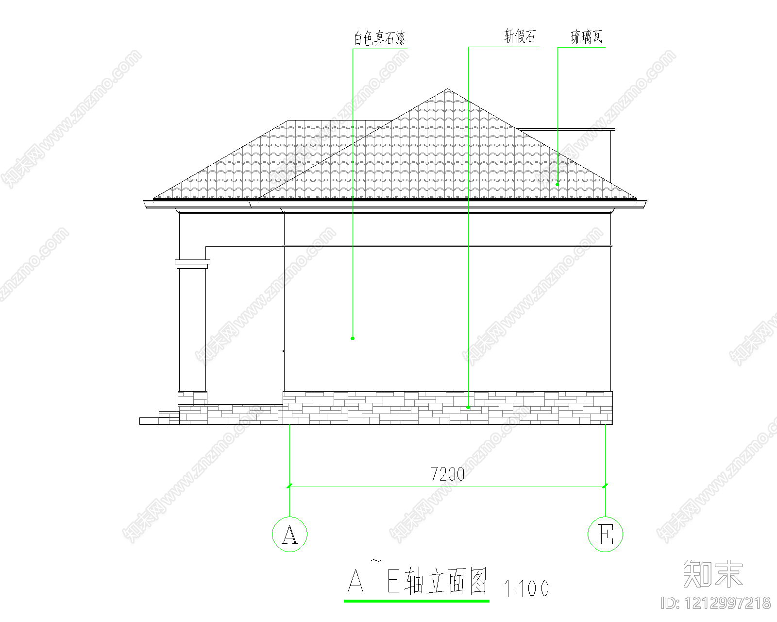 现代欧式别墅建筑cad施工图下载【ID:1212997218】
