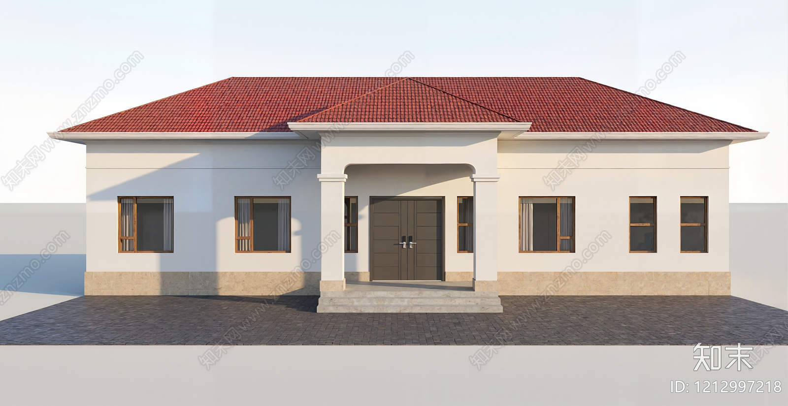 现代欧式别墅建筑cad施工图下载【ID:1212997218】